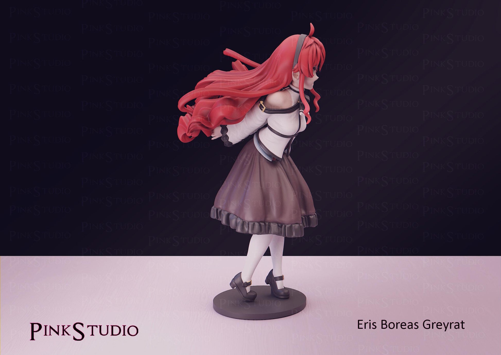 Noble Girl Model Kit | 3D Resin Printed Figurine | Pink Studio