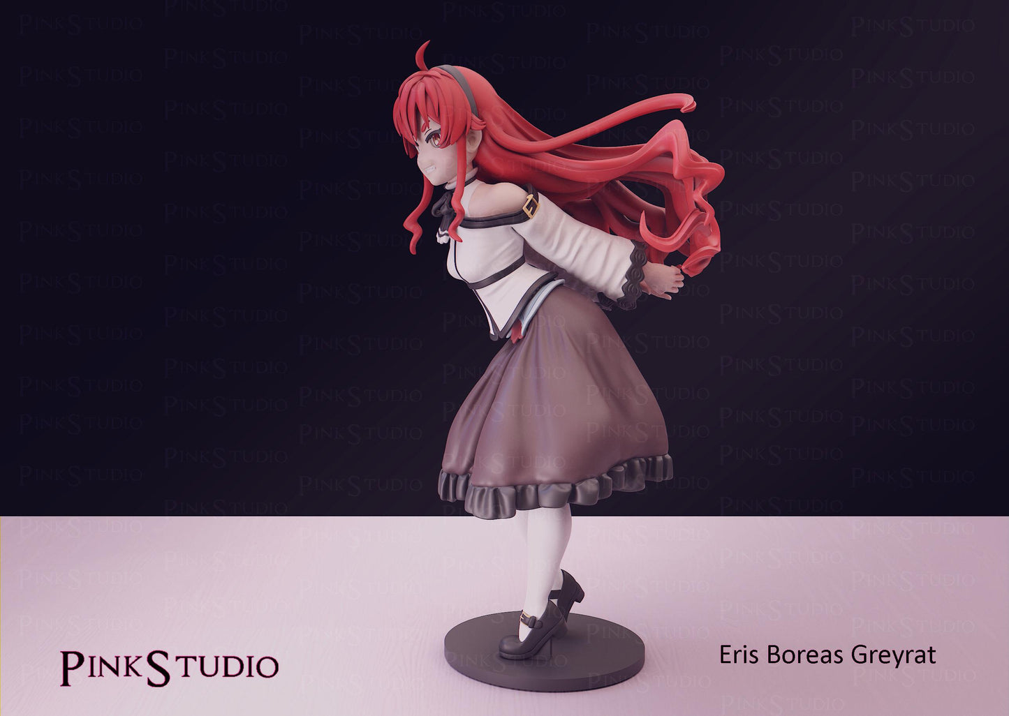 Noble Girl Model Kit | 3D Resin Printed Figurine | Pink Studio