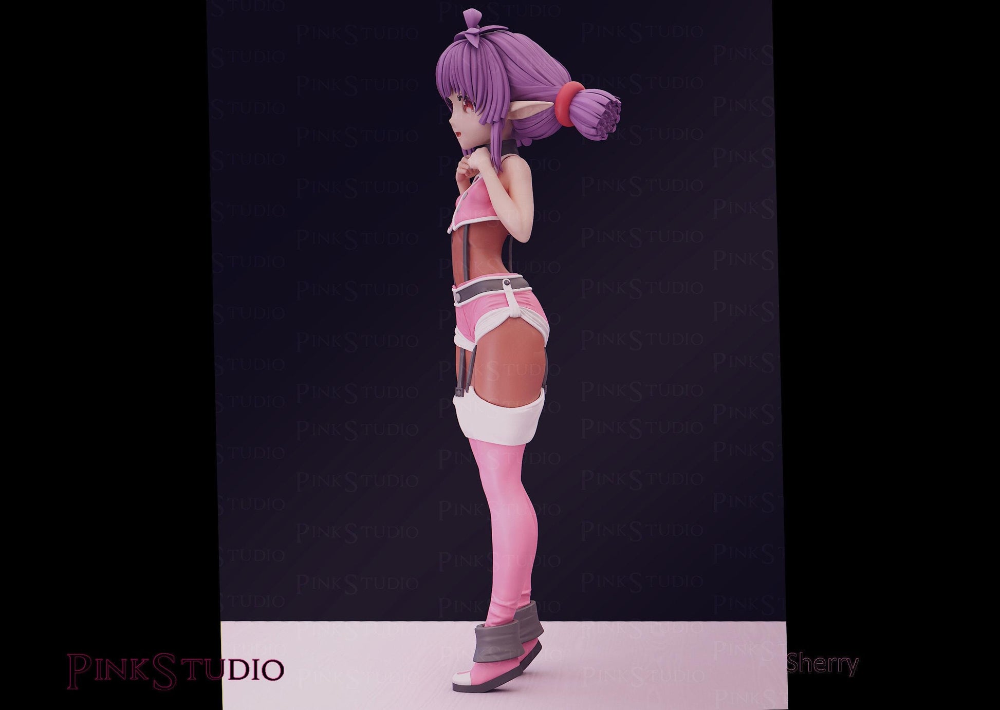 Harem Girl Model Kit | 3D Resin Printed Figurine | Pink Studio