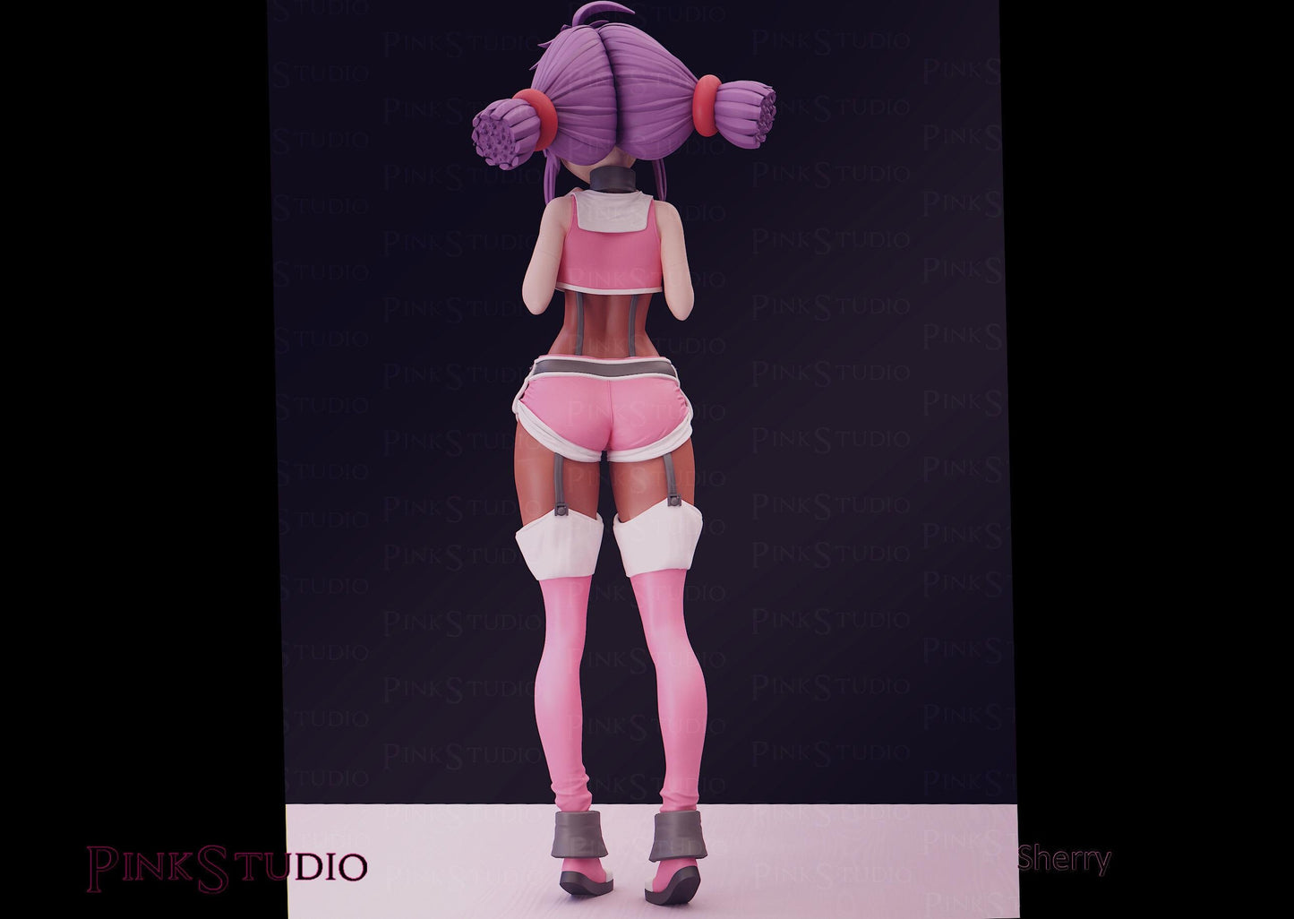 Harem Girl Model Kit | 3D Resin Printed Figurine | Pink Studio