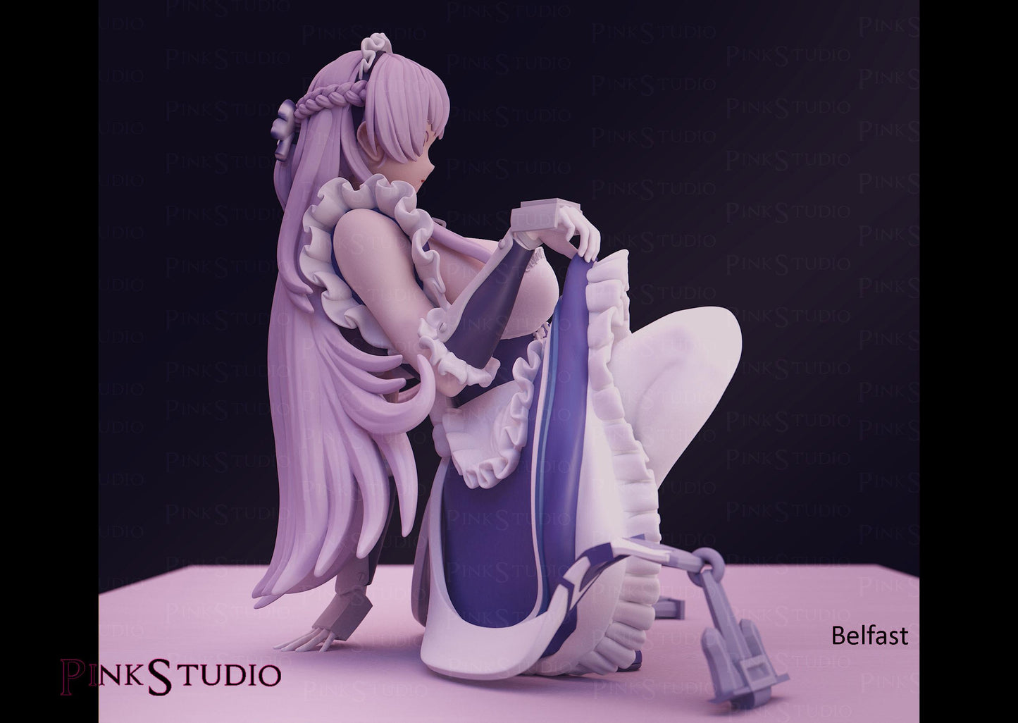 Belfast Inspired Model Kit | 3D Resin Printed Figurine | Pink Studio