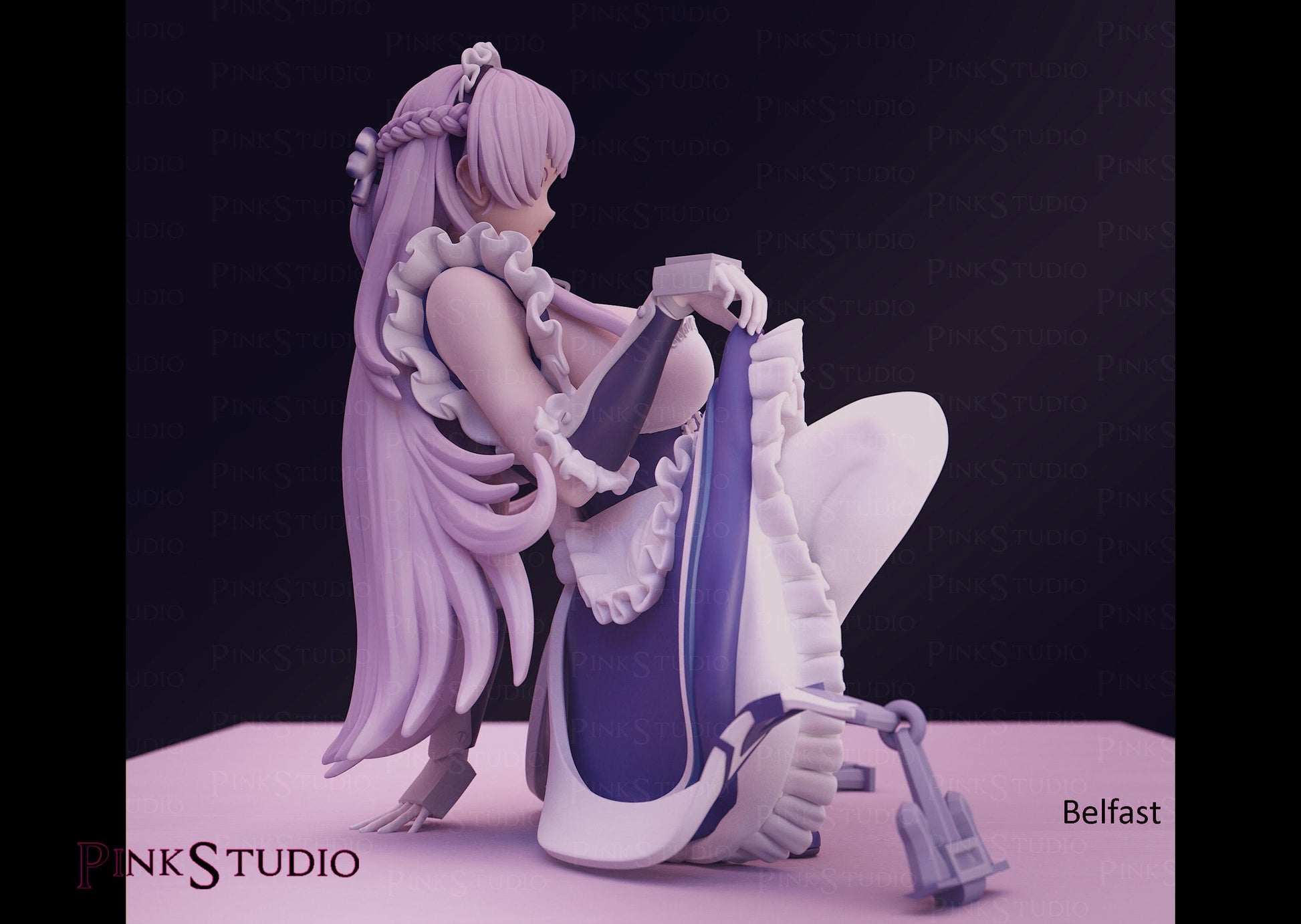 Belfast Inspired Model Kit | 3D Resin Printed Figurine | Pink Studio