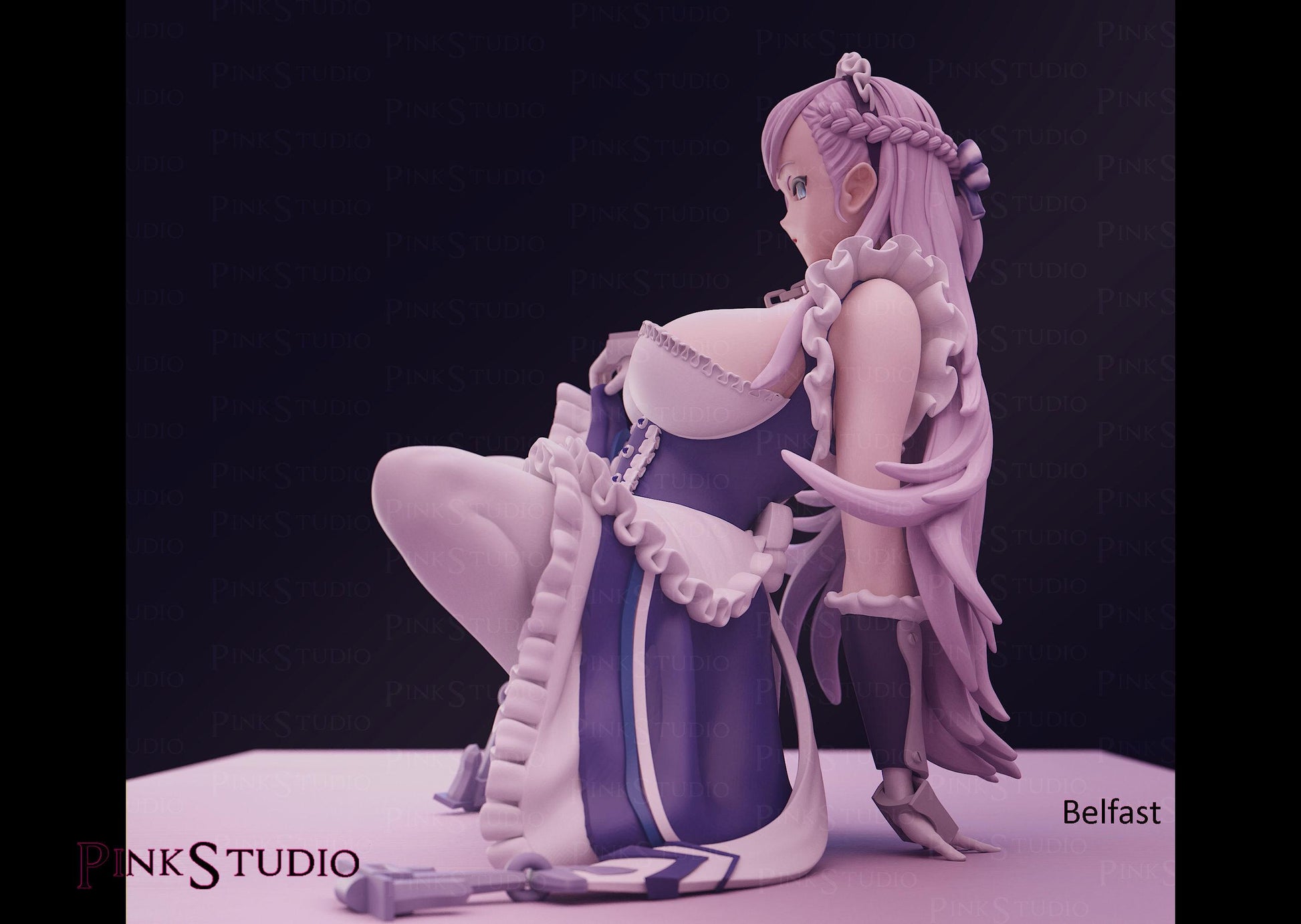 Belfast Inspired Model Kit | 3D Resin Printed Figurine | Pink Studio