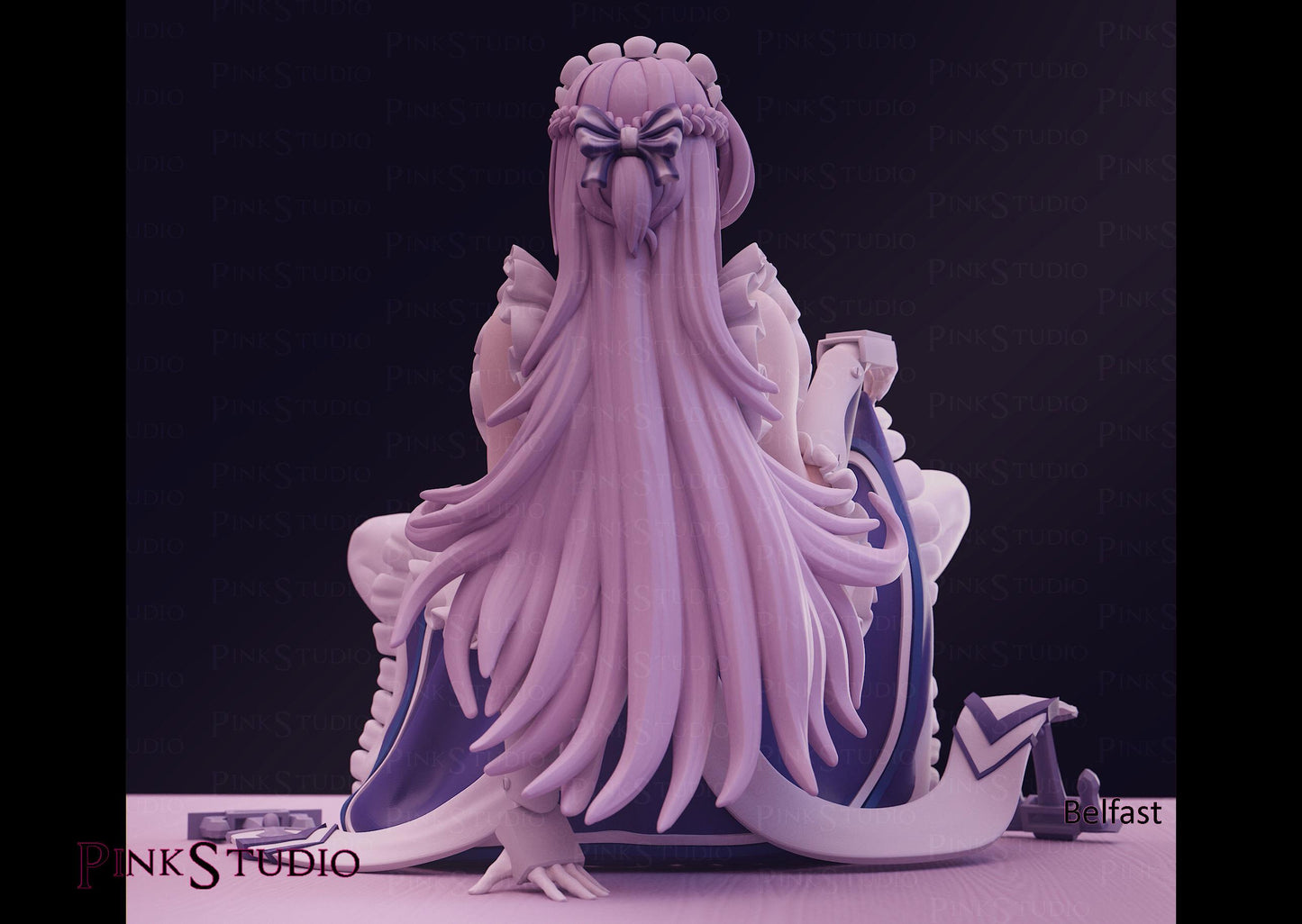 Belfast Inspired Model Kit | 3D Resin Printed Figurine | Pink Studio