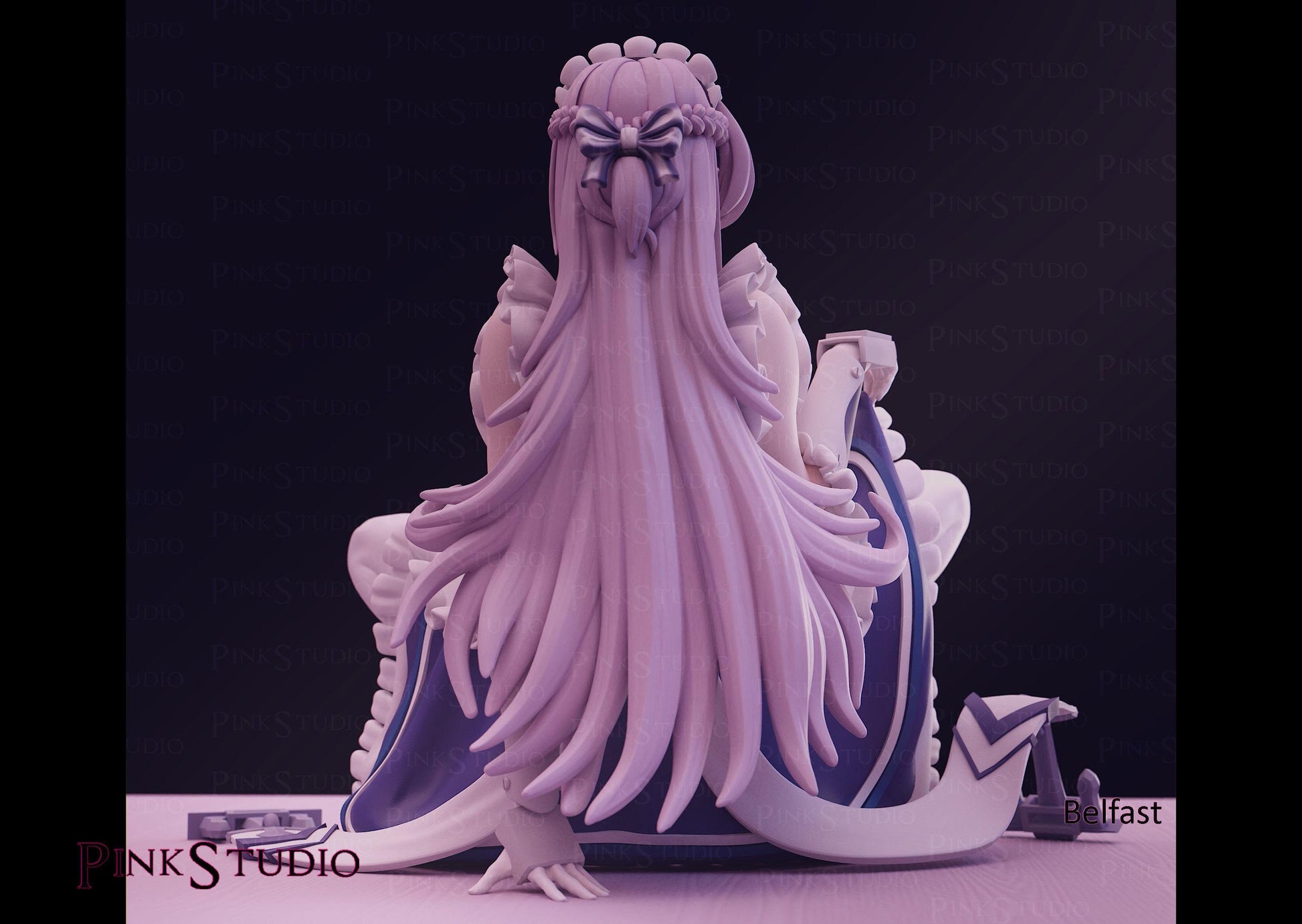 Belfast Inspired Model Kit | 3D Resin Printed Figurine | Pink Studio