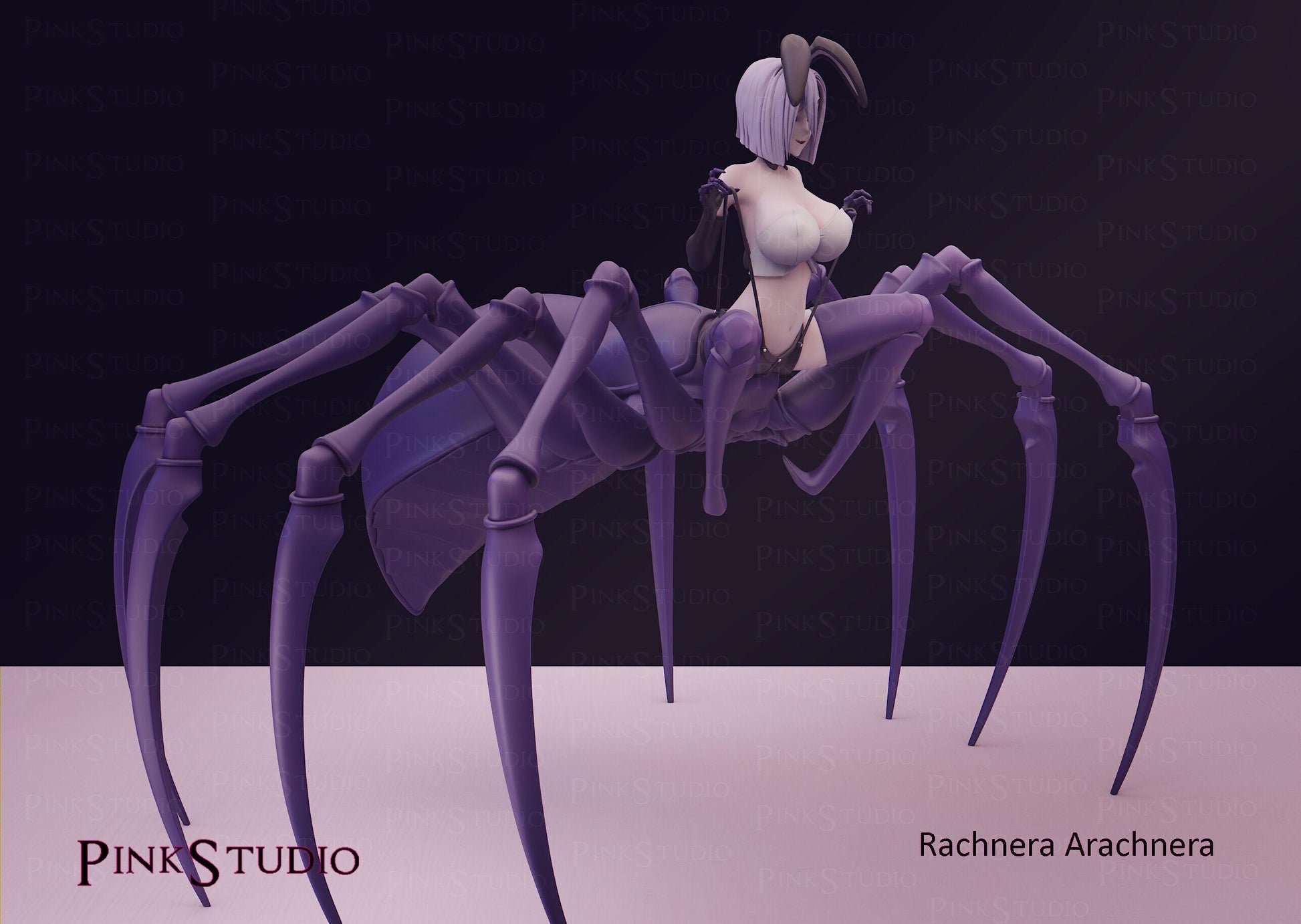 Spider Girl Model Kit | 3D Resin Printed Figurine | Pink Studio