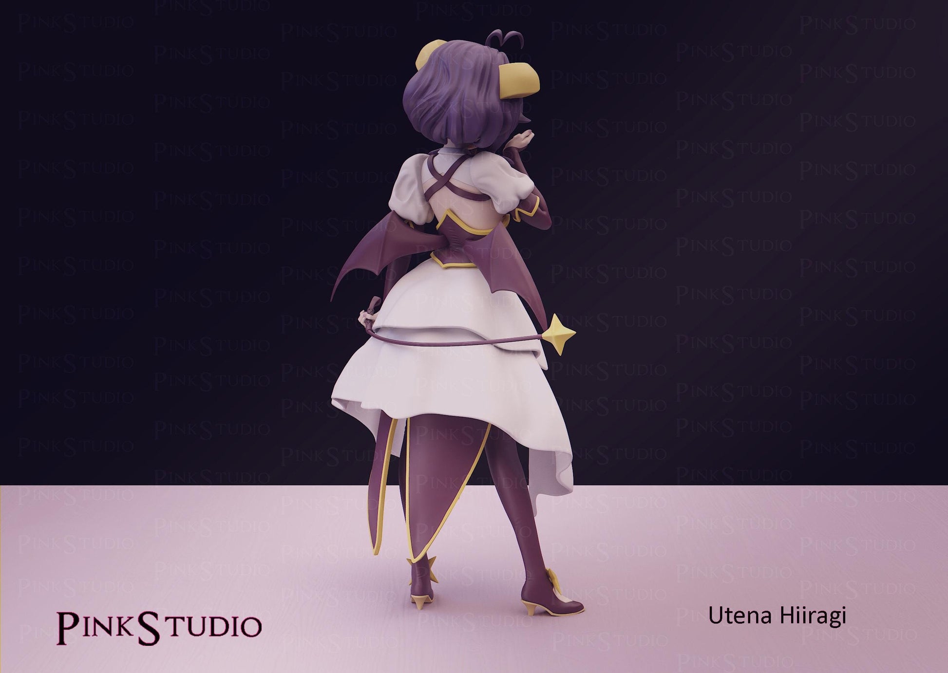 Magical Girl Model Kit | 3D Resin Printed Figurine | Pink Studio