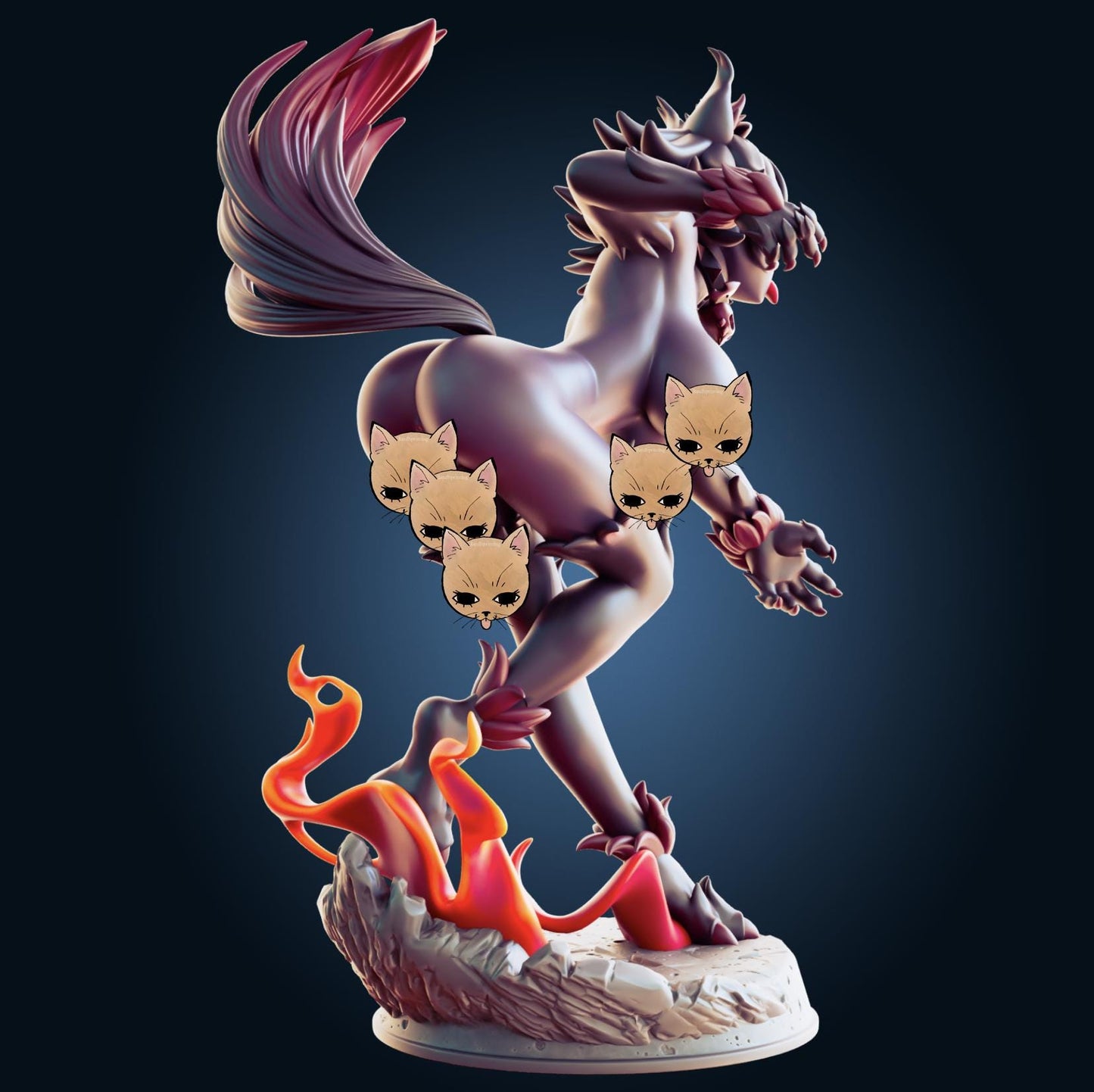 Hellhound Model Kit | 3D Resin Printed Figurine | Officer Rhu