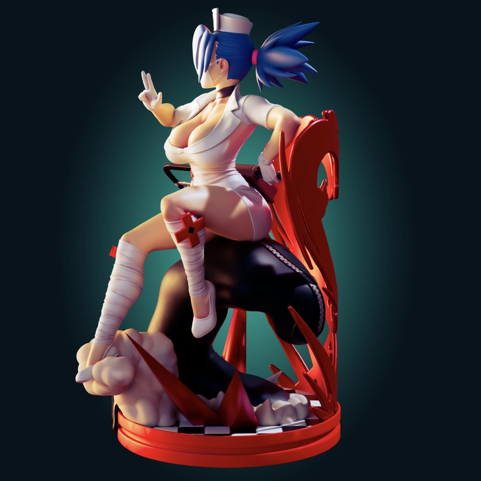 Nurse Girl Model Kit | 3D Resin Printed Figurine | Officer Rhu