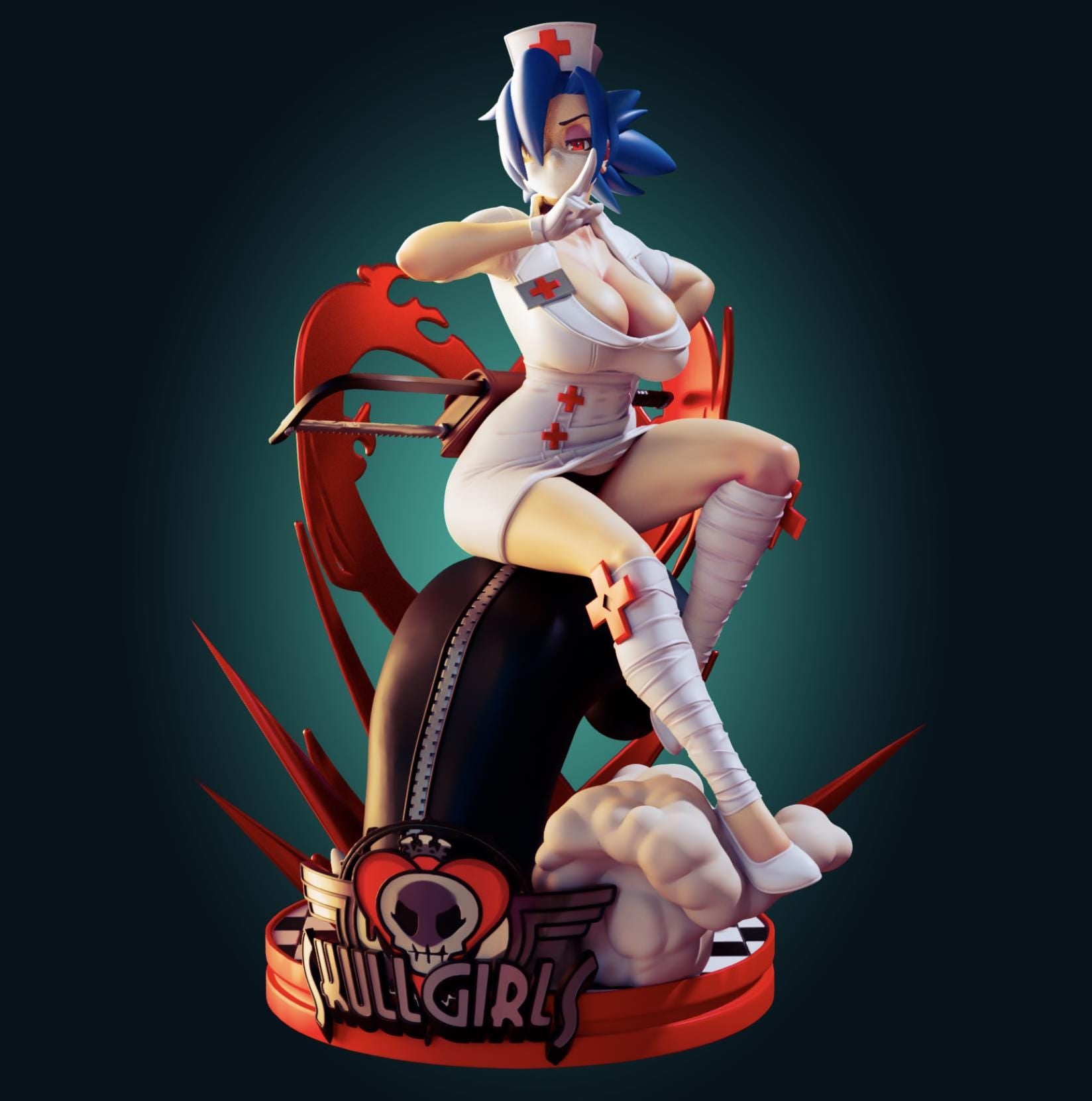 Nurse Girl Model Kit | 3D Resin Printed Figurine | Officer Rhu