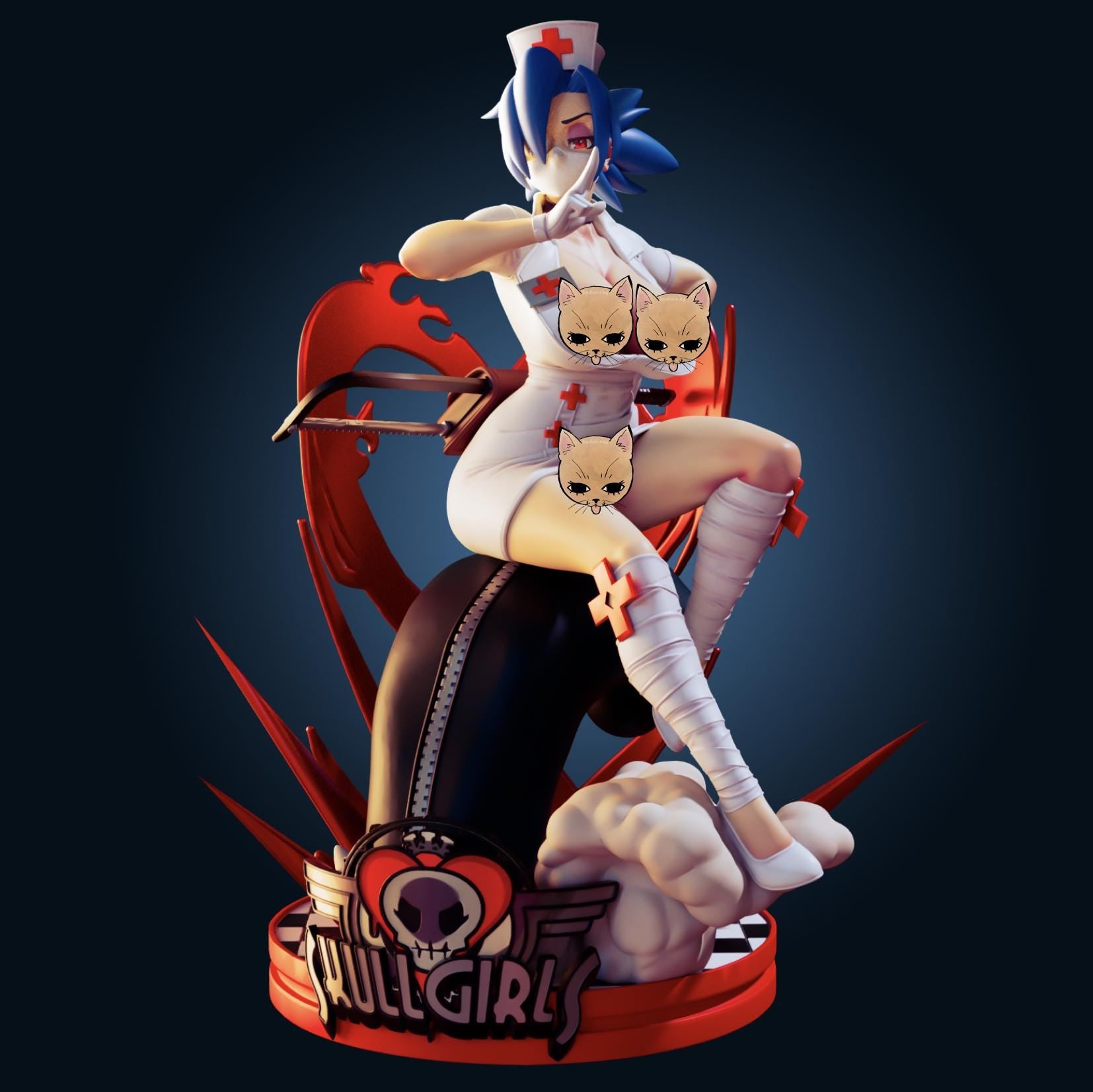 Nurse Girl Model Kit | 3D Resin Printed Figurine | Officer Rhu