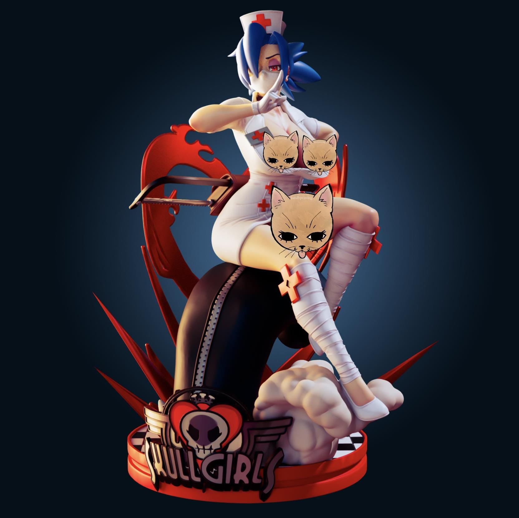 Nurse Girl Model Kit | 3D Resin Printed Figurine | Officer Rhu
