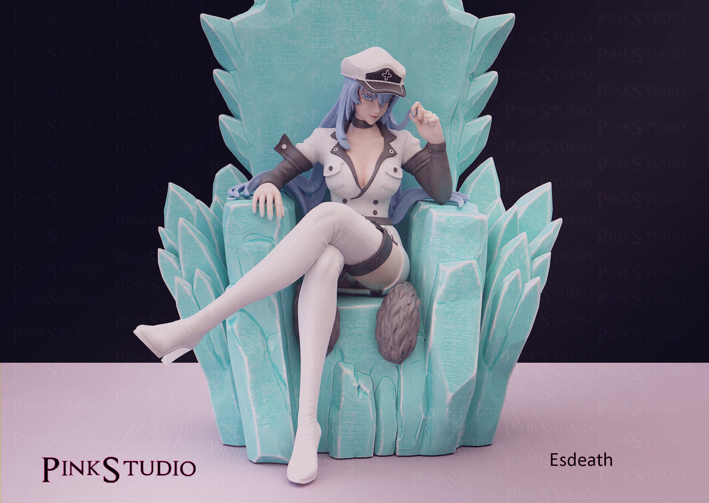 Ice Commander Model Kit | 3D Resin Printed Figurine | Pink Studio