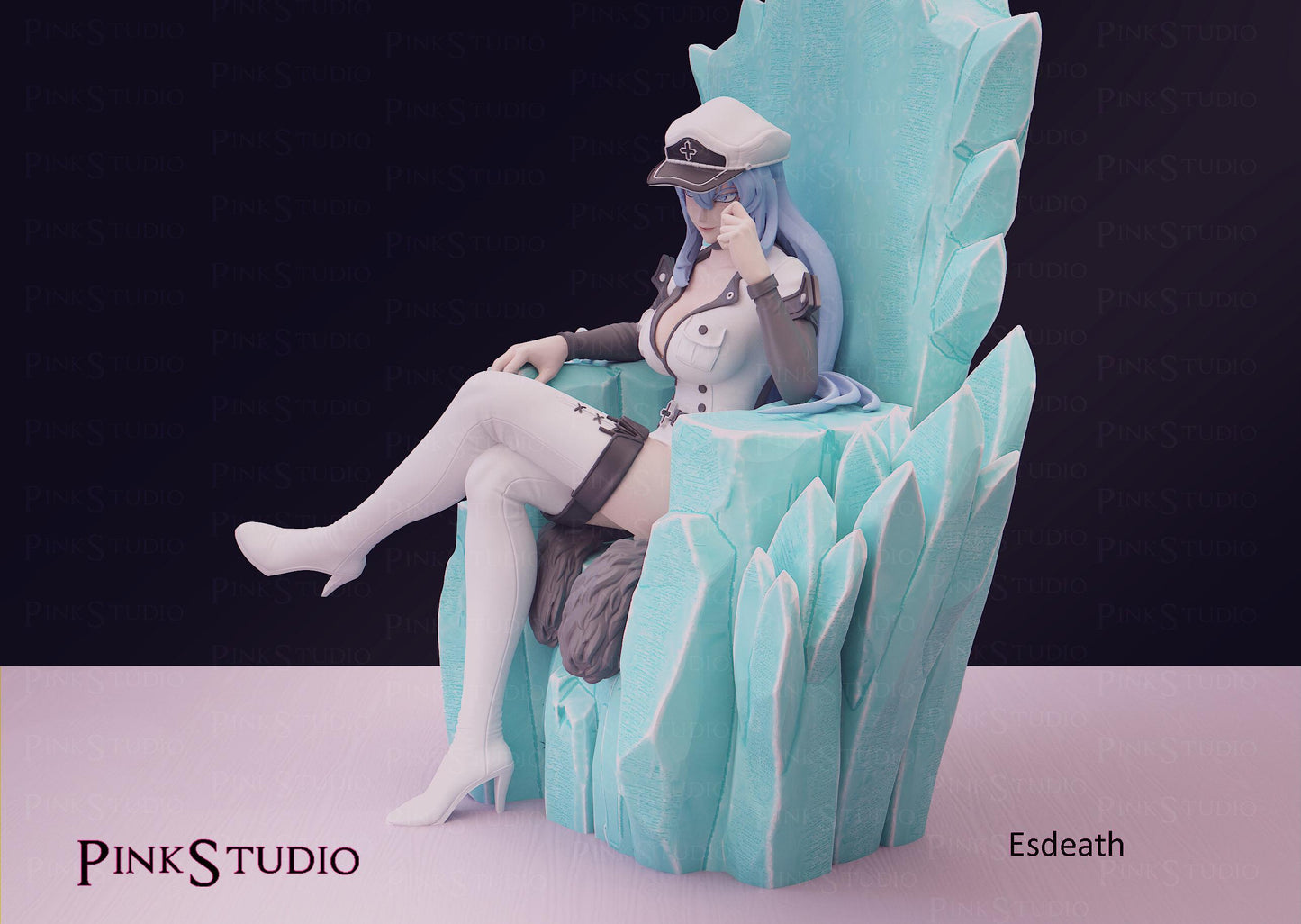 Ice Commander Model Kit | 3D Resin Printed Figurine | Pink Studio