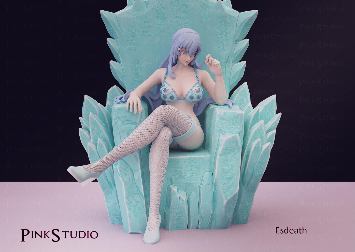 Ice Commander Model Kit | 3D Resin Printed Figurine | Pink Studio