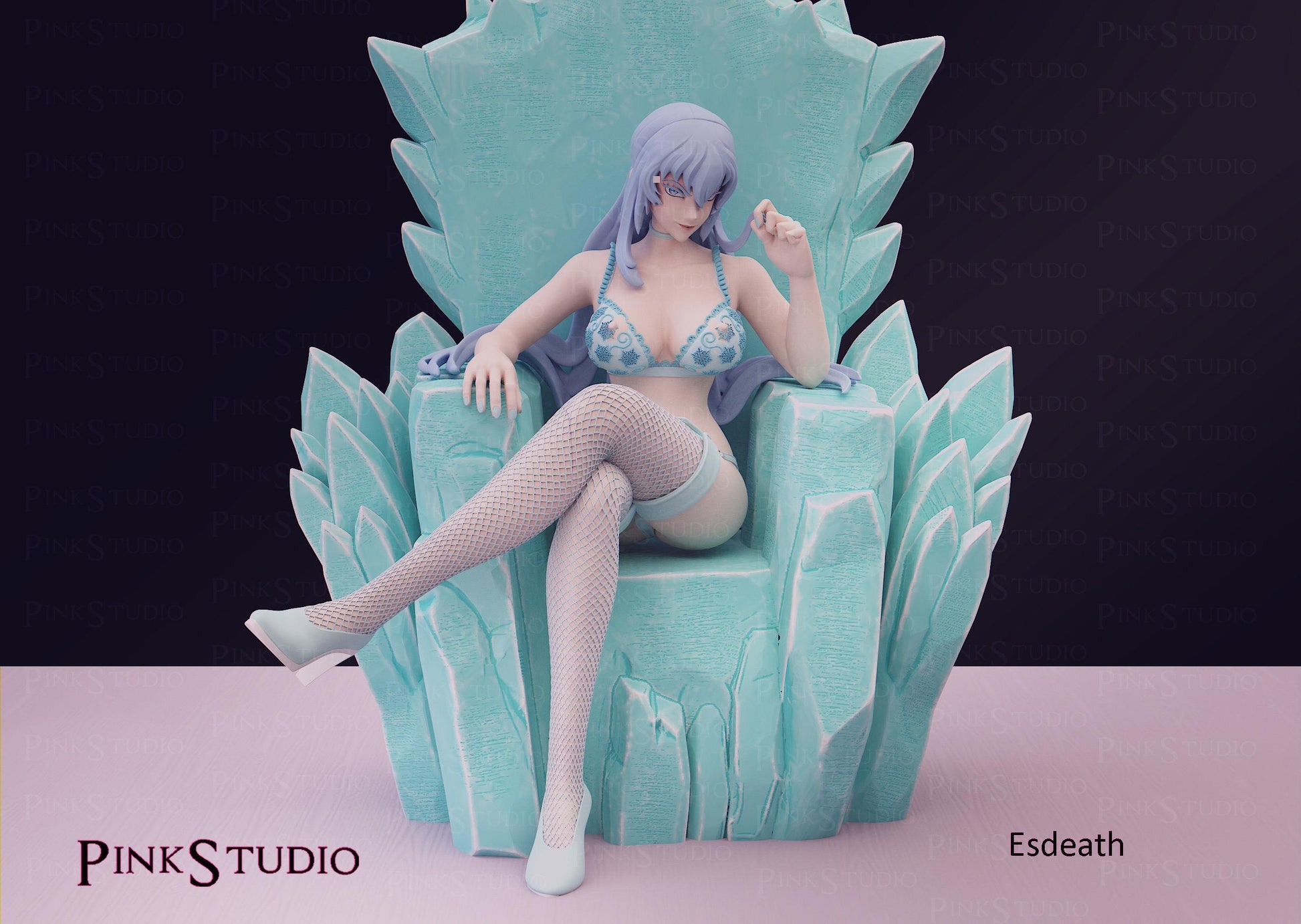 Ice Commander Model Kit | 3D Resin Printed Figurine | Pink Studio