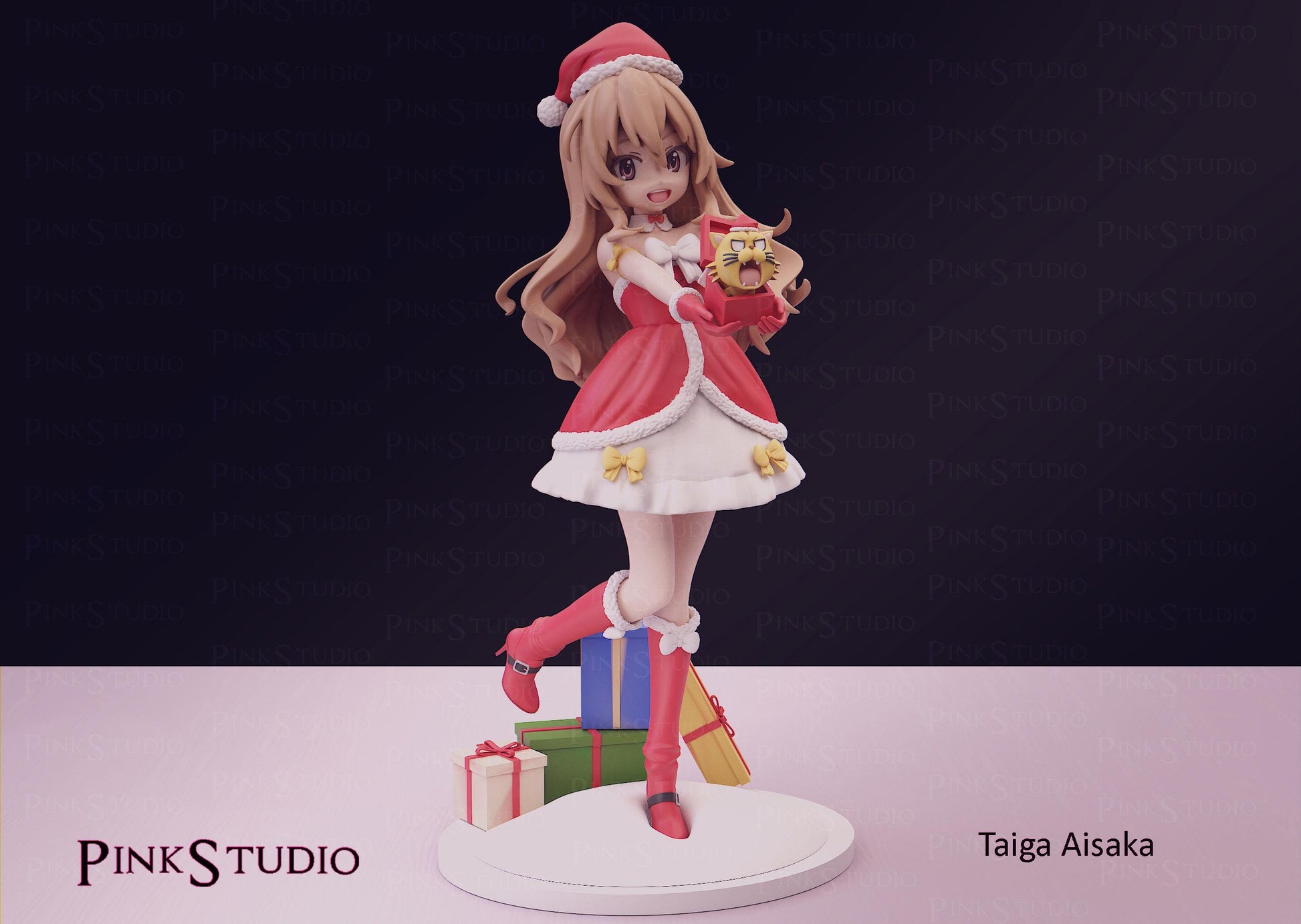Christmas Model Kit | 3D Resin Printed Figurine | Pink Studio