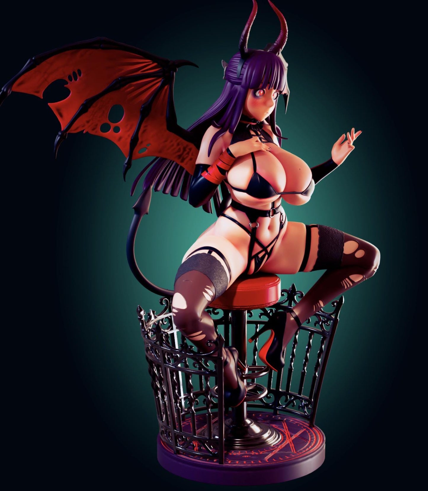 Mage Girl Model Kit | 3D Resin Printed Figurine | Officer Rhu