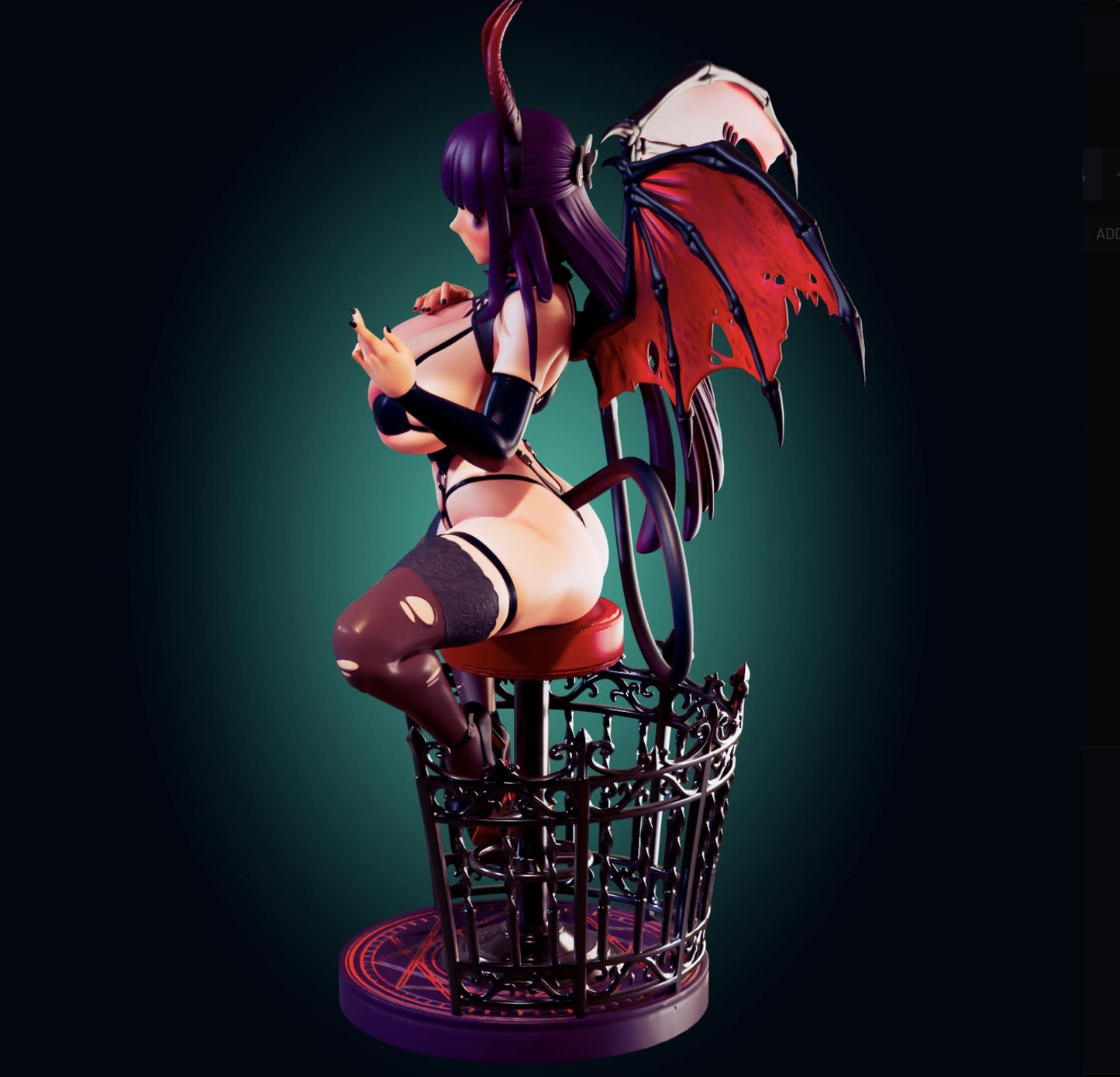 Mage Girl Model Kit | 3D Resin Printed Figurine | Officer Rhu