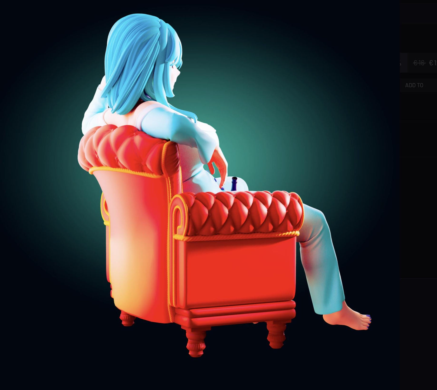 Water Goddess Model Kit | 3D Resin Printed Figurine | Officer Rhu