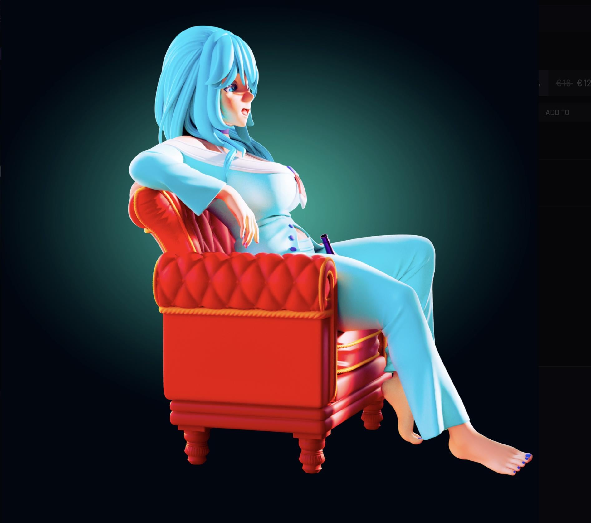 Water Goddess Model Kit | 3D Resin Printed Figurine | Officer Rhu