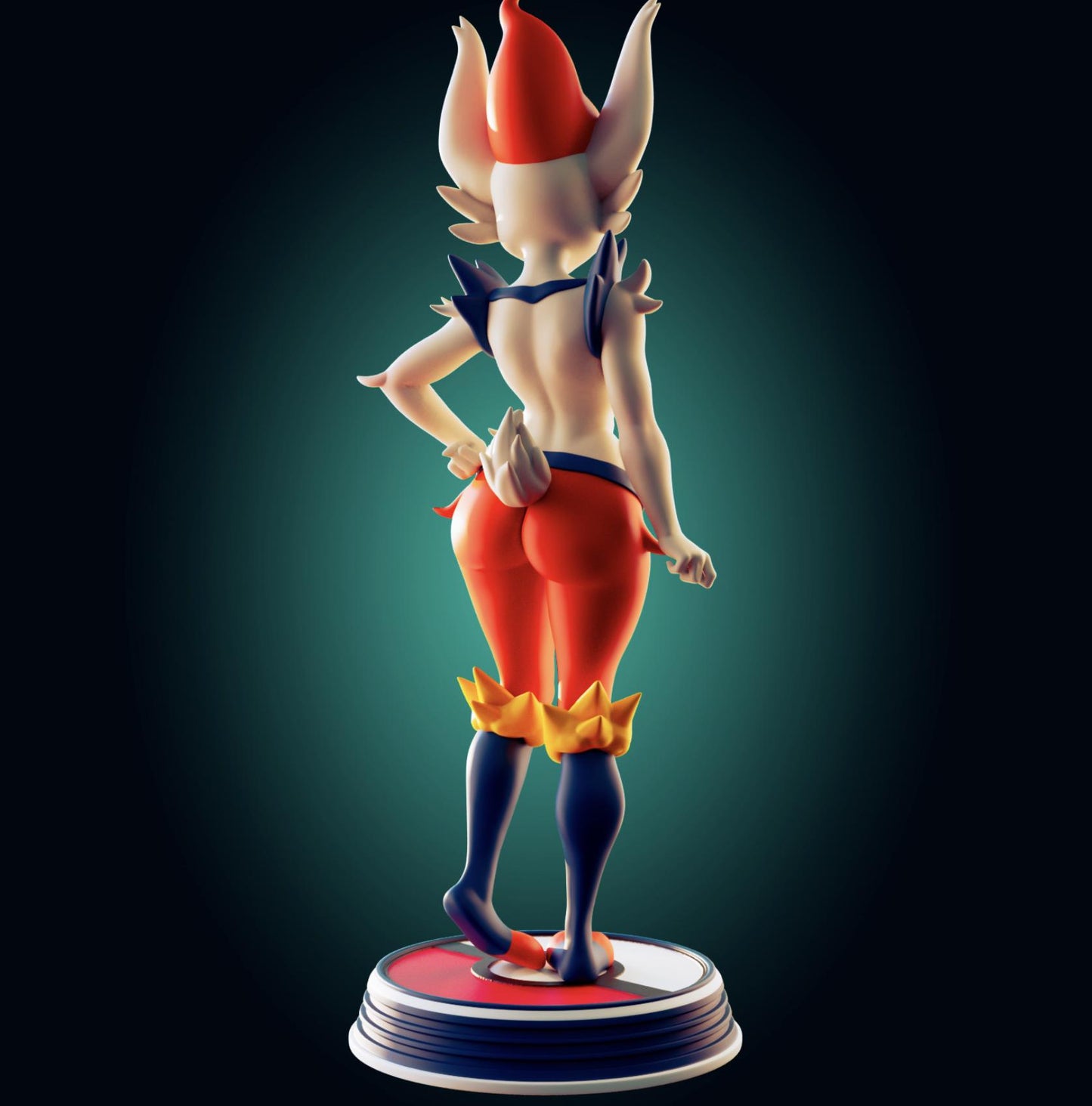 Fire Rabbit Model Kit | 3D Resin Printed Figurine | Officer Rhu