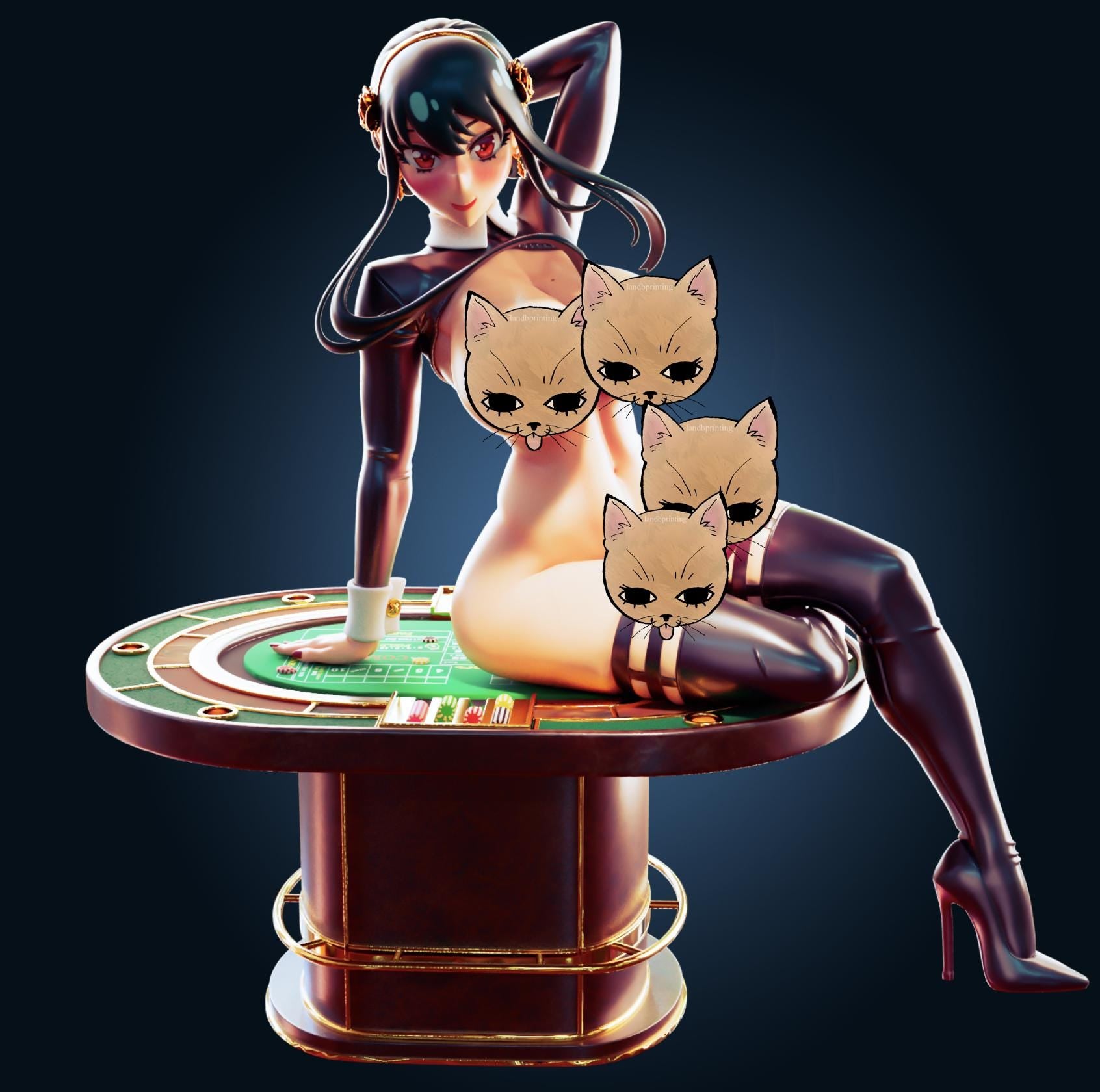 Assassin Girl Model Kit | 3D Resin Printed Figurine | Officer Rhu