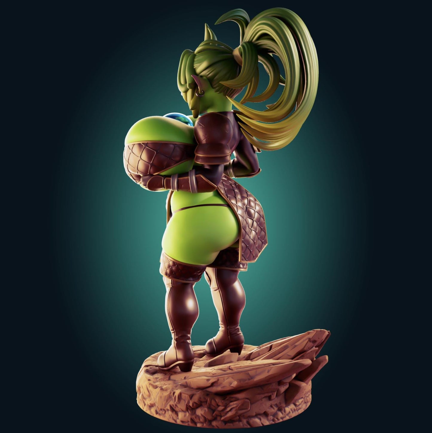 Goblin Girl Model Kit | 3D Resin Printed Figurine | Officer Rhu