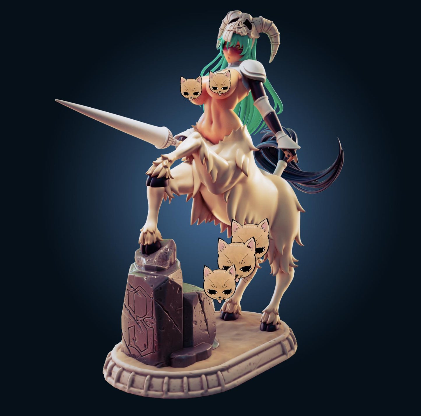 Centaur Girl Model Kit | 3D Resin Printed Figurine | Officer Rhu
