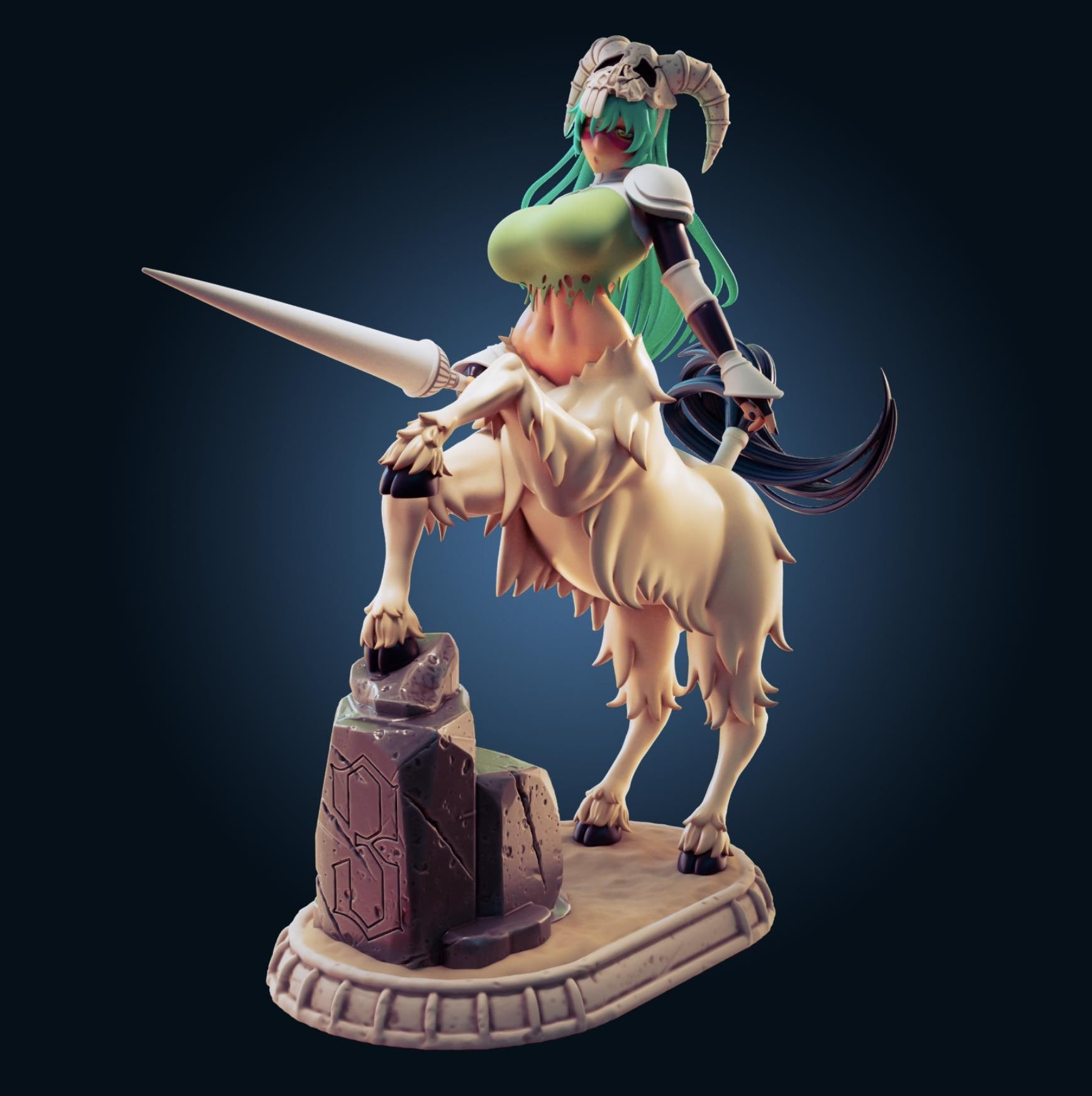 Centaur Girl Model Kit | 3D Resin Printed Figurine | Officer Rhu