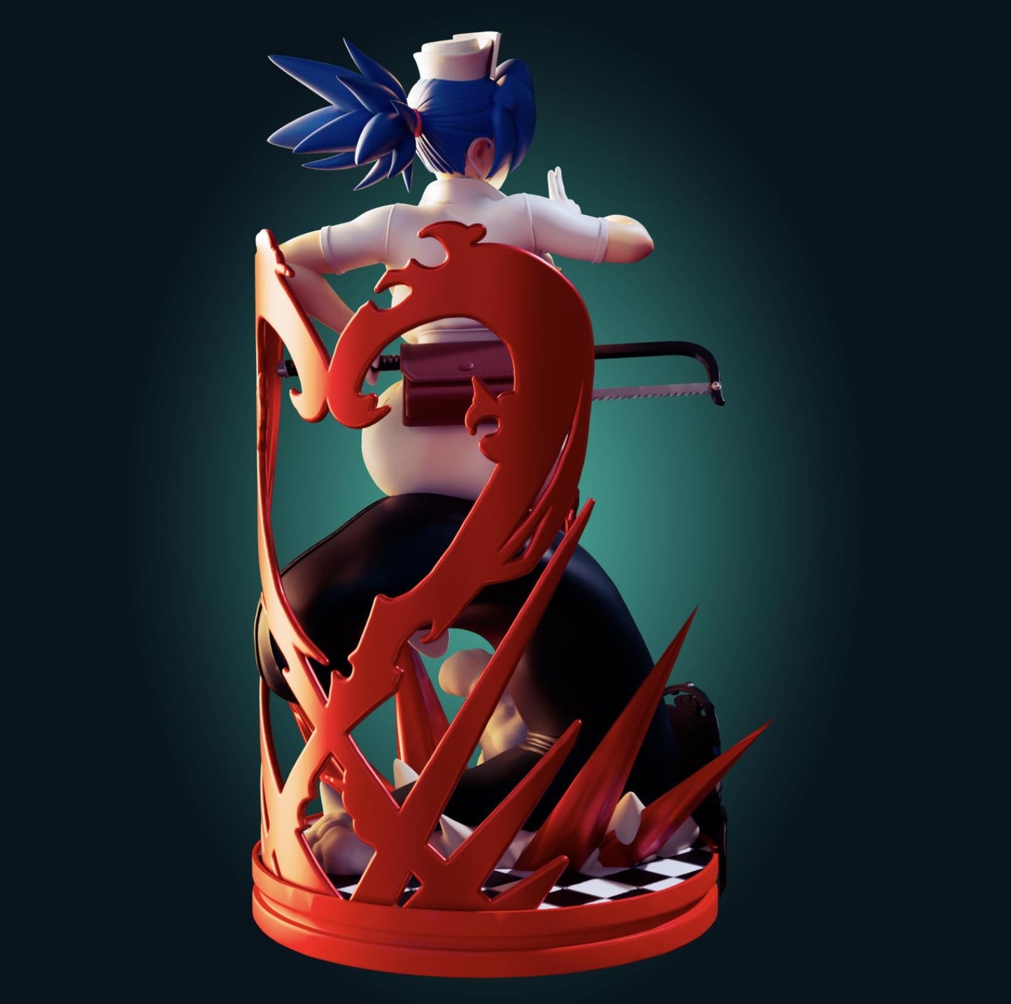 Nurse Girl Model Kit | 3D Resin Printed Figurine | Officer Rhu