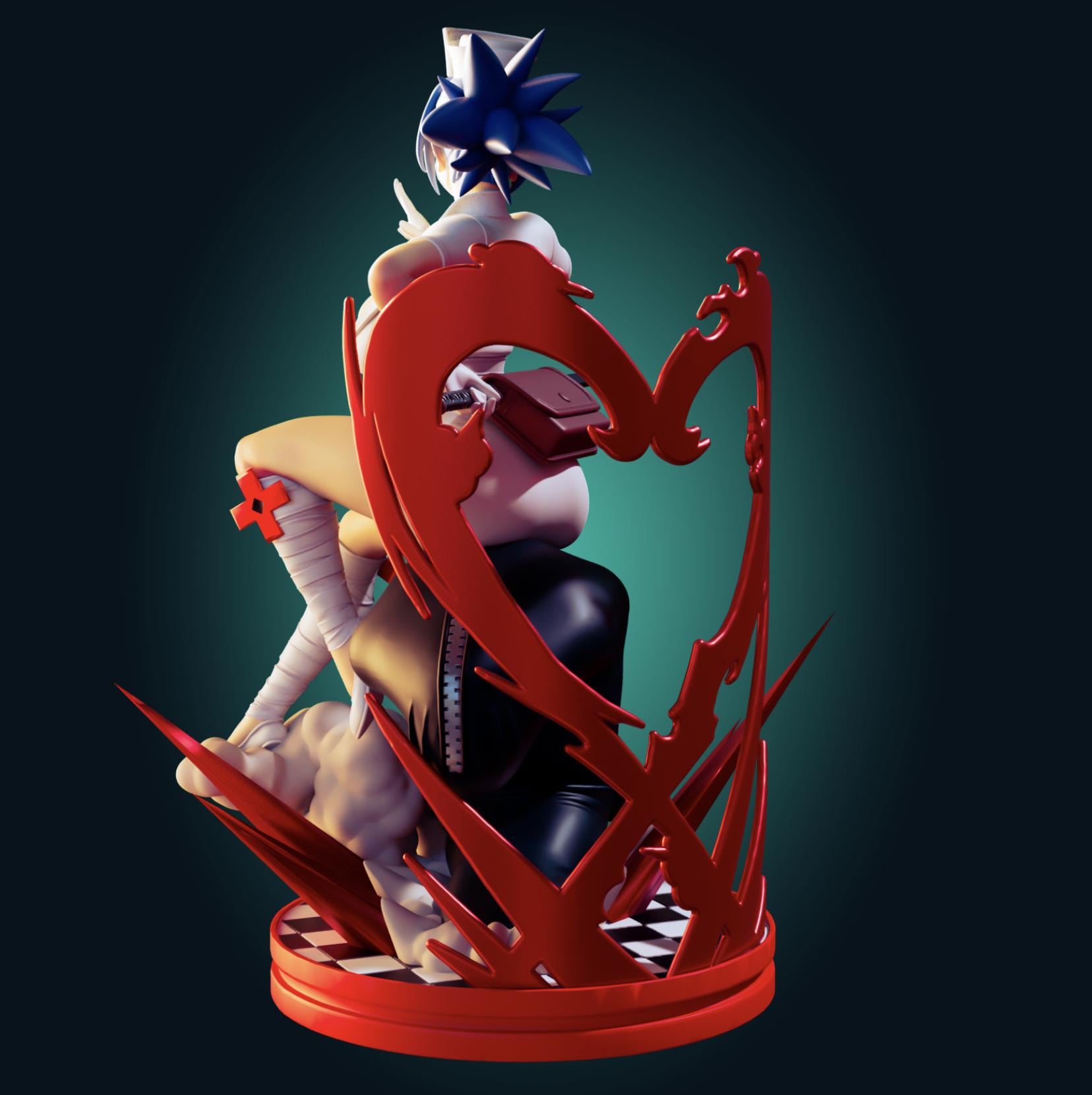 Nurse Girl Model Kit | 3D Resin Printed Figurine | Officer Rhu