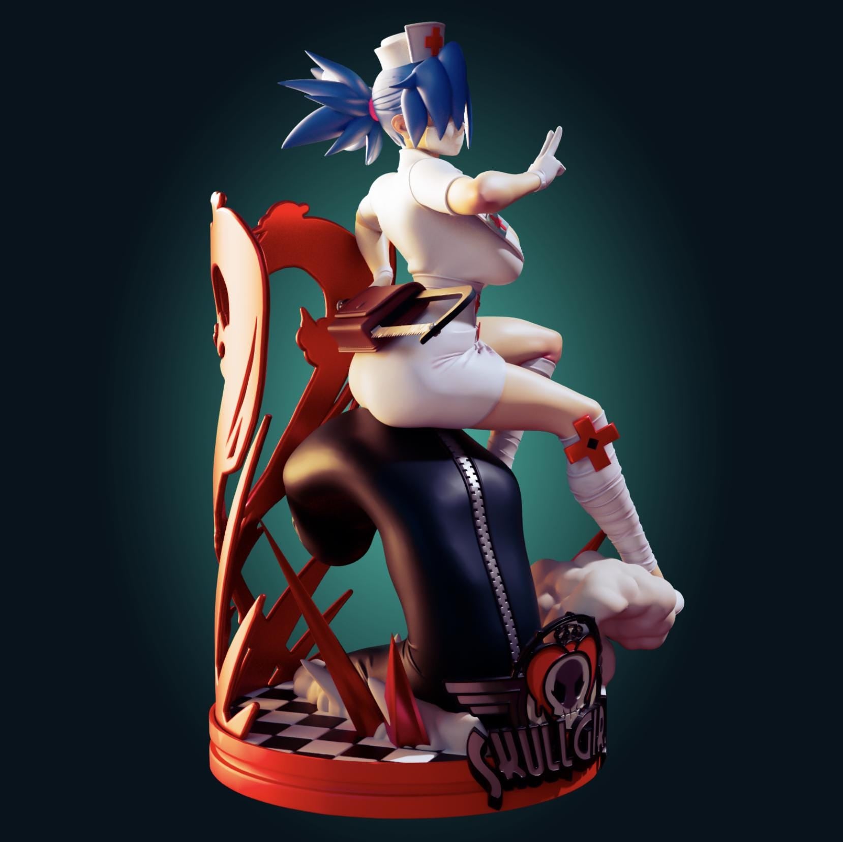 Nurse Girl Model Kit | 3D Resin Printed Figurine | Officer Rhu