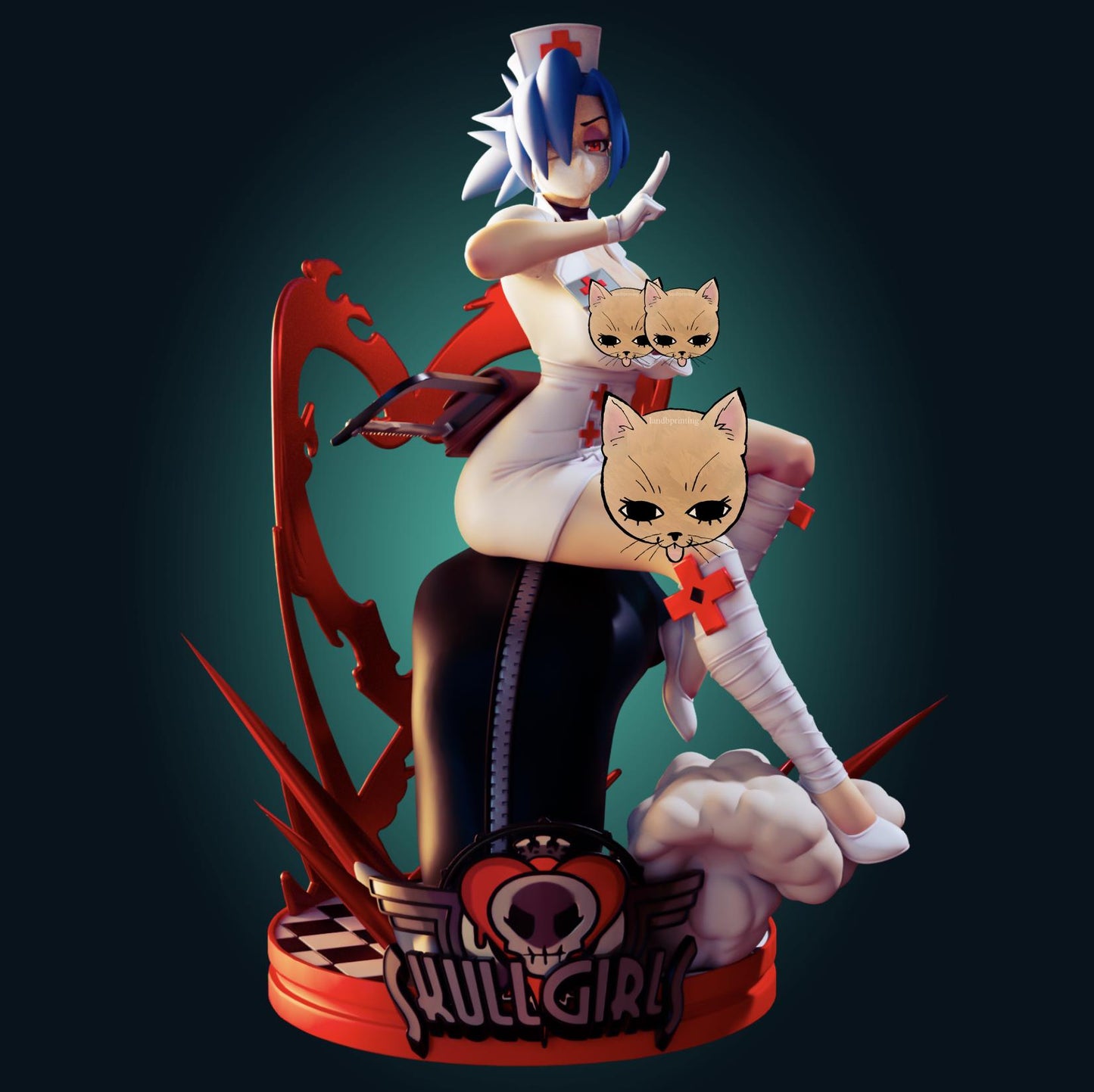 Nurse Girl Model Kit | 3D Resin Printed Figurine | Officer Rhu
