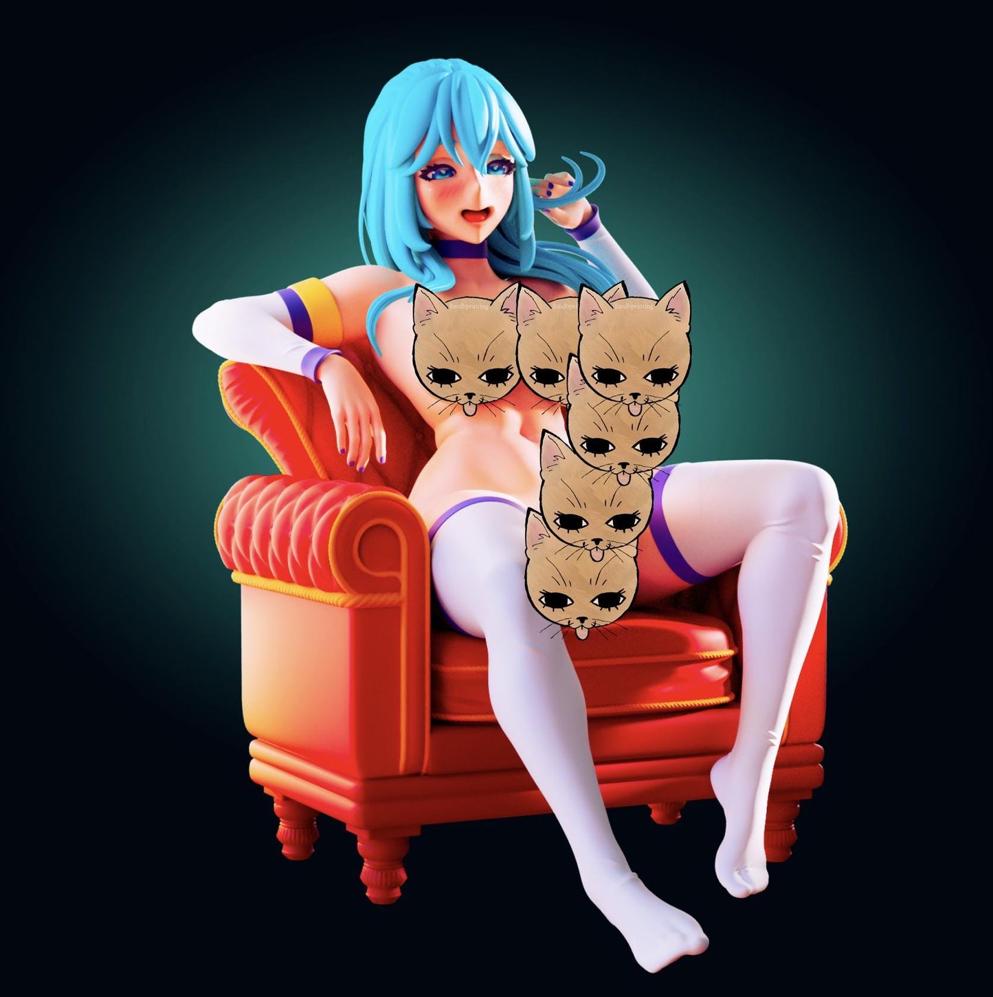 Water Goddess Model Kit | 3D Resin Printed Figurine | Officer Rhu