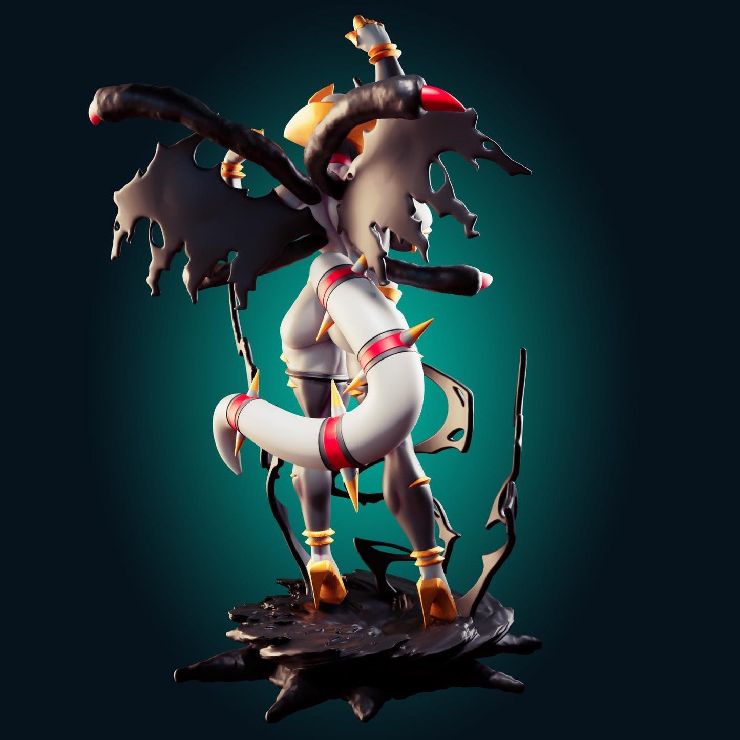 Ghost Dragon Girl Model Kit | 3D Resin Printed Figurine | Officer Rhu