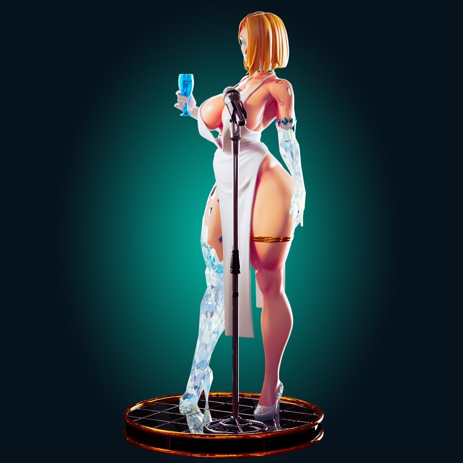 Ice Queen Model Kit | 3D Resin Printed Figurine | Officer Rhu