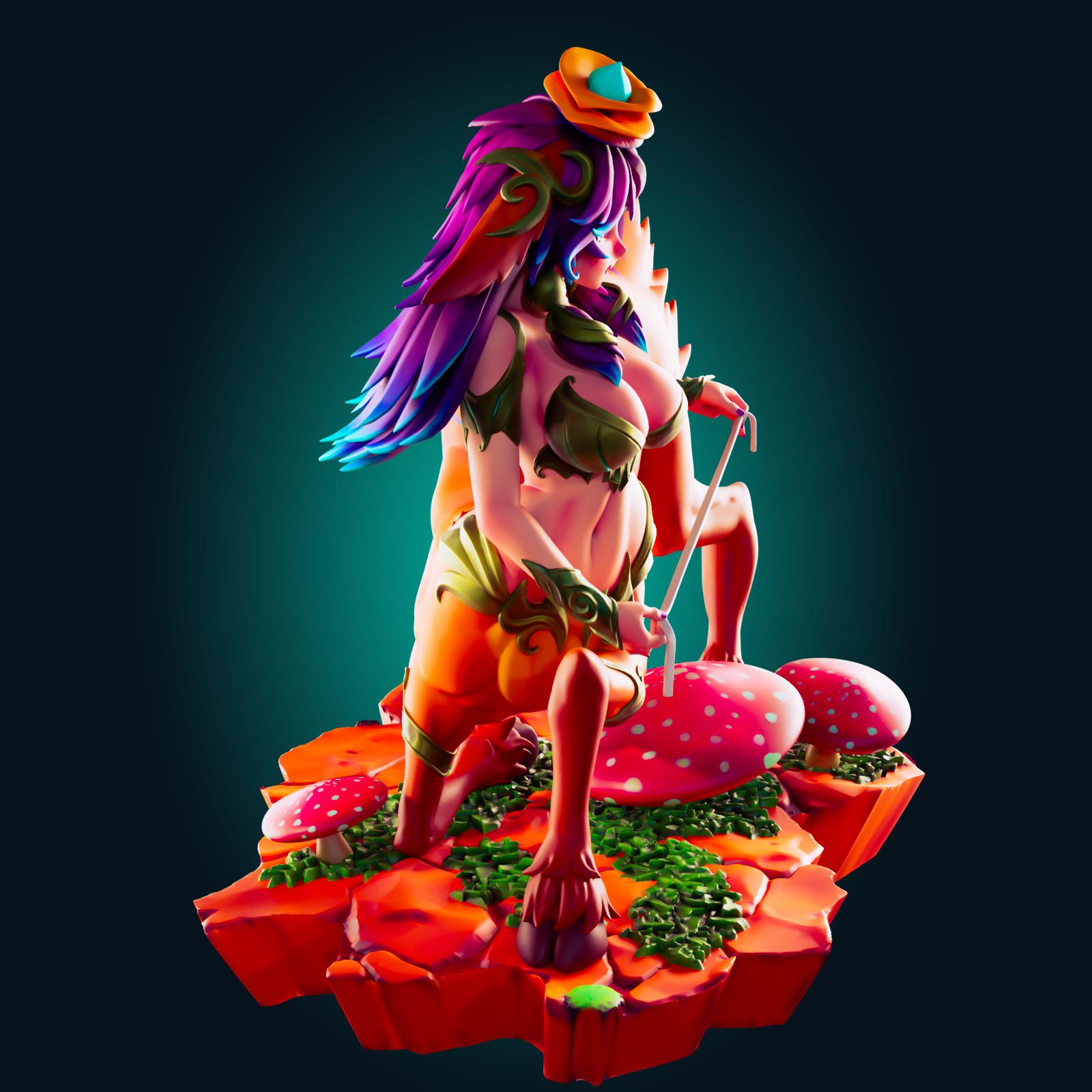 Fawn Girl Model Kit | 3D Resin Printed Figurine | Officer Rhu