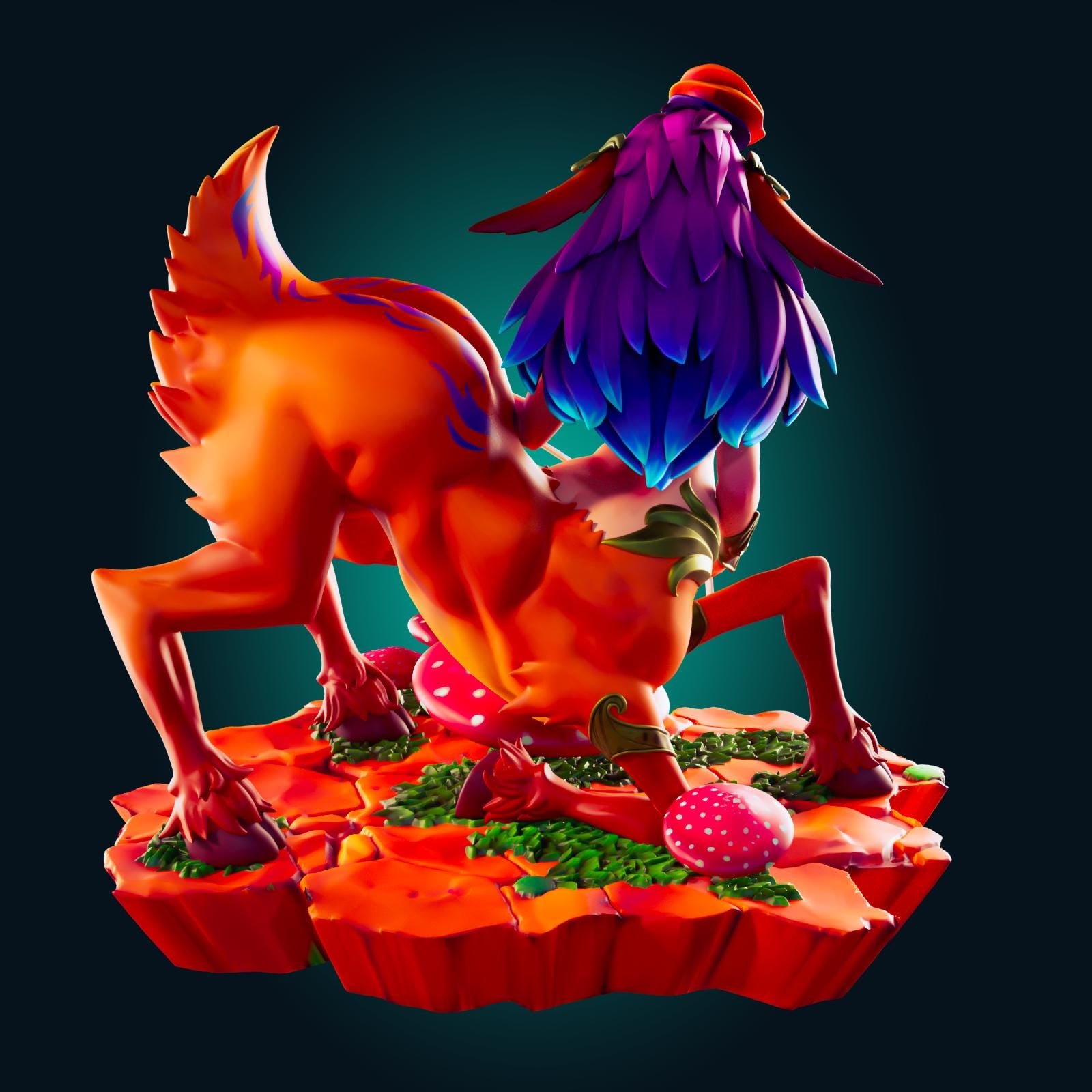 Fawn Girl Model Kit | 3D Resin Printed Figurine | Officer Rhu