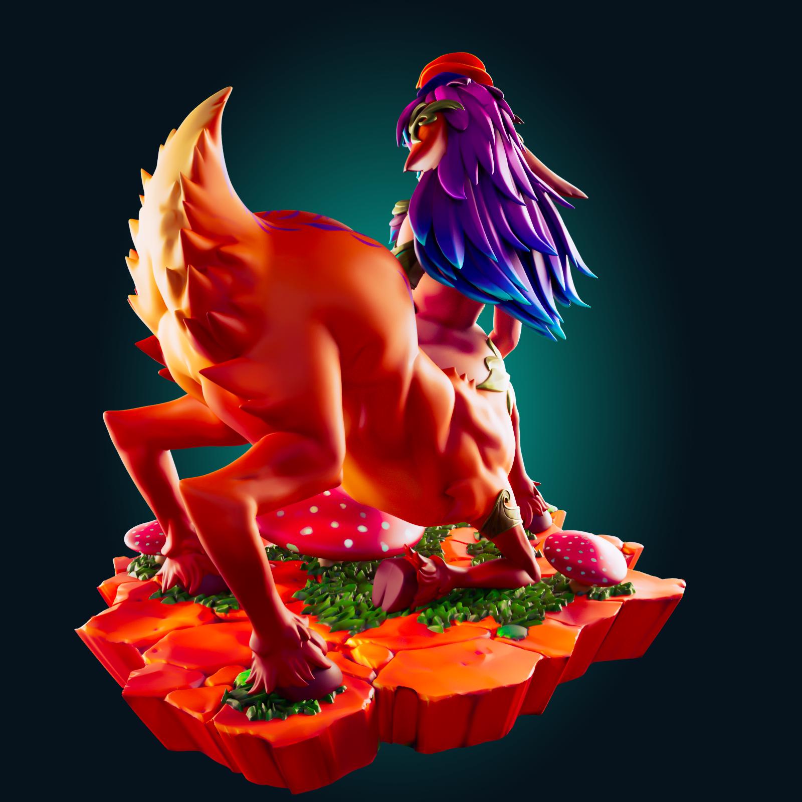 Fawn Girl Model Kit | 3D Resin Printed Figurine | Officer Rhu