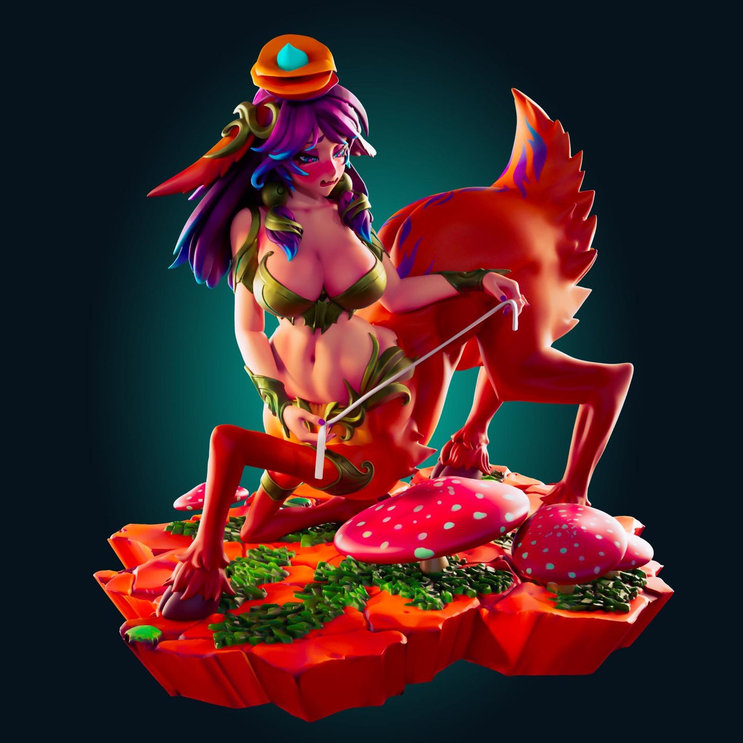 Fawn Girl Model Kit | 3D Resin Printed Figurine | Officer Rhu
