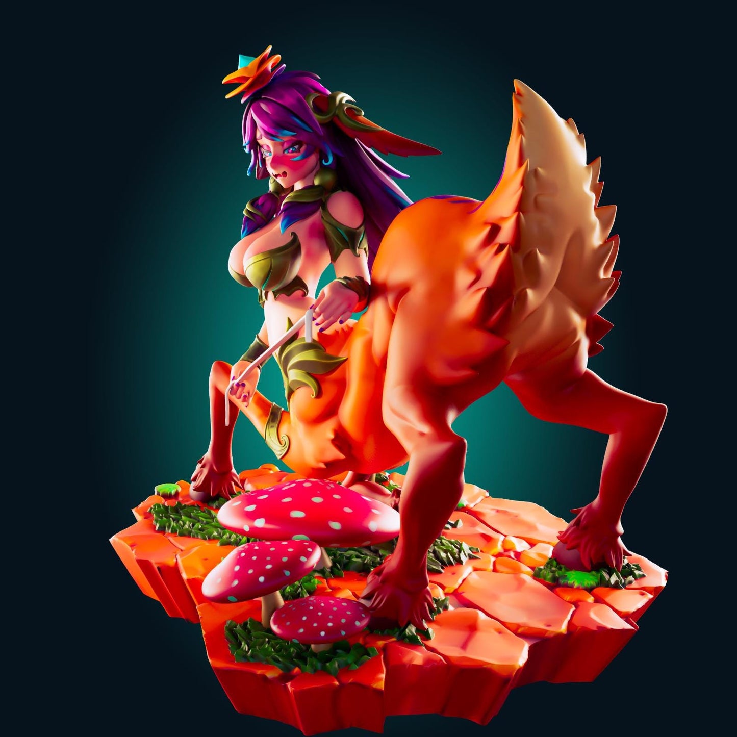 Fawn Girl Model Kit | 3D Resin Printed Figurine | Officer Rhu