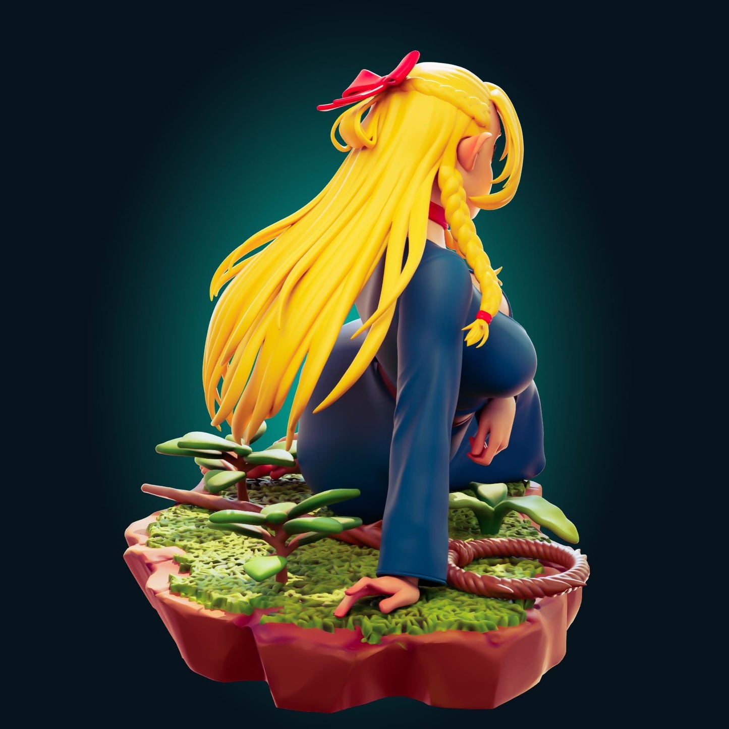 Elf Girl Model Kit | 3D Resin Printed Figurine | Officer Rhu