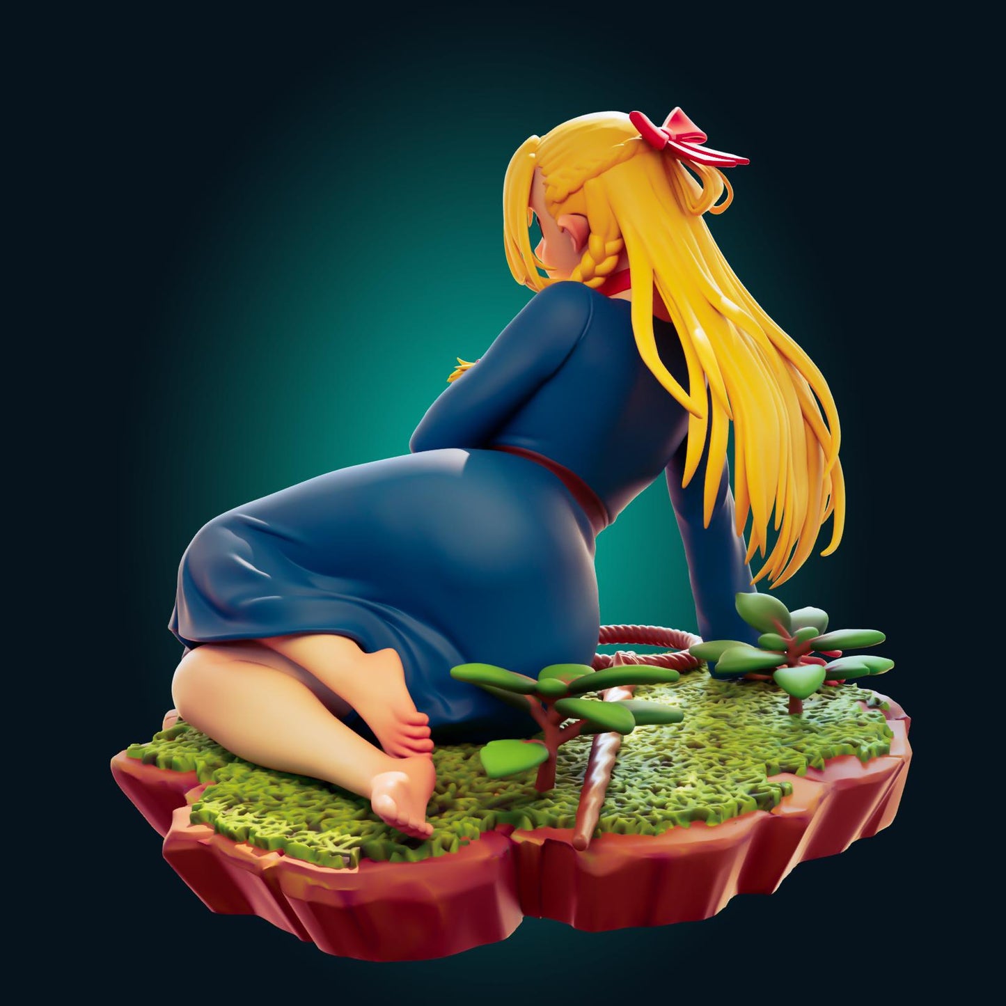 Elf Girl Model Kit | 3D Resin Printed Figurine | Officer Rhu