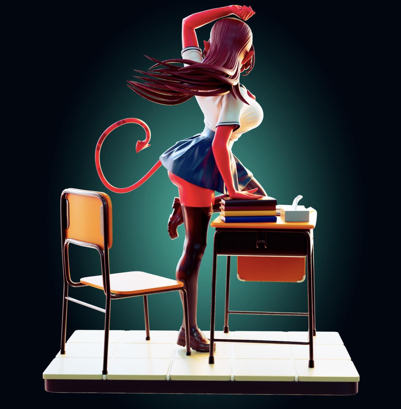 Succubus Model Kit | 3D Resin Printed Figurine | Officer Rhu