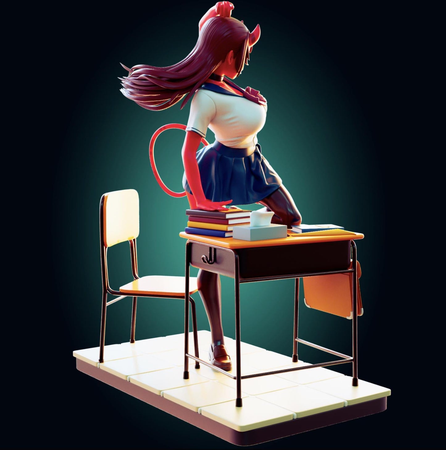 Succubus Model Kit | 3D Resin Printed Figurine | Officer Rhu