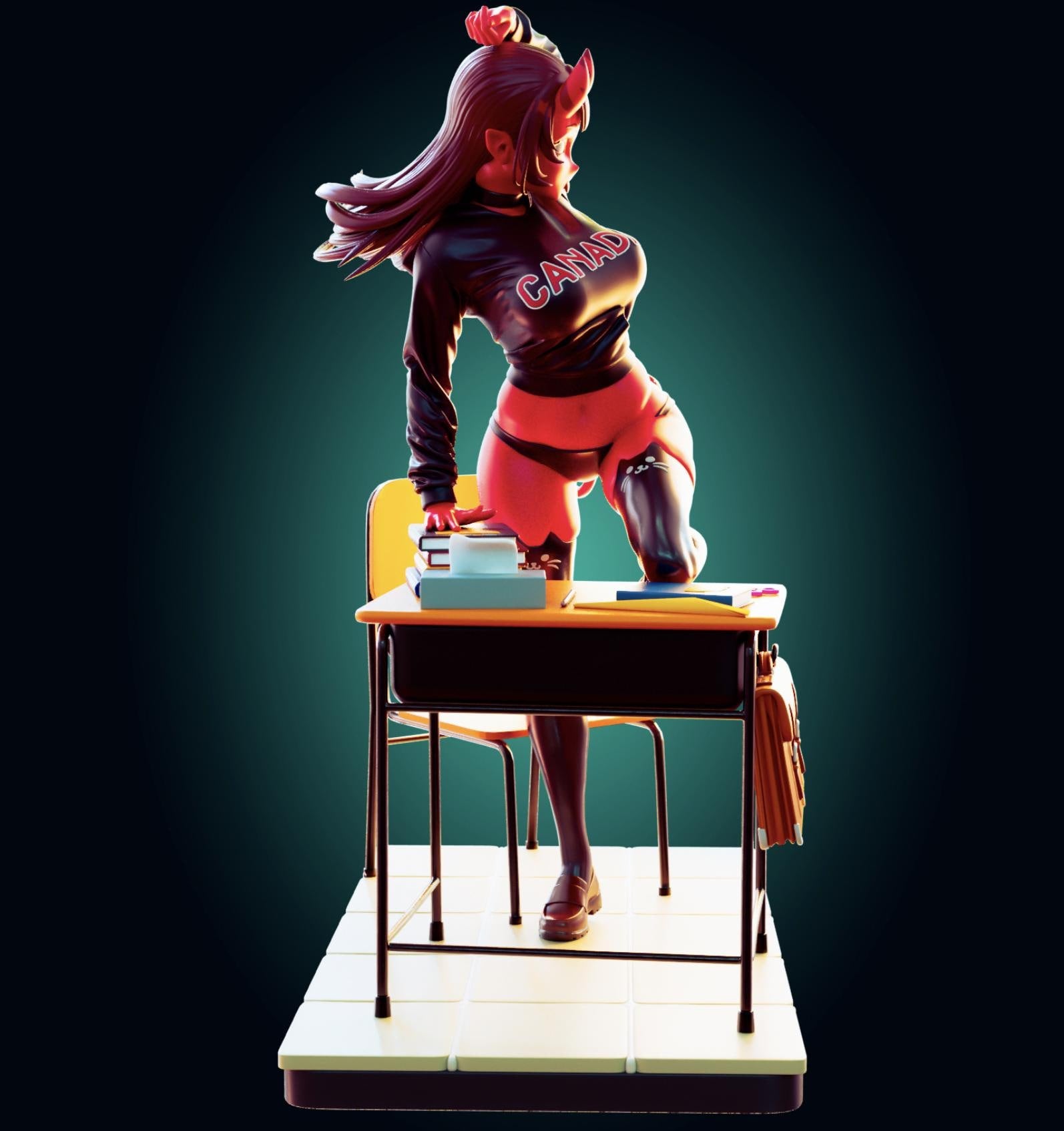 Succubus Model Kit | 3D Resin Printed Figurine | Officer Rhu