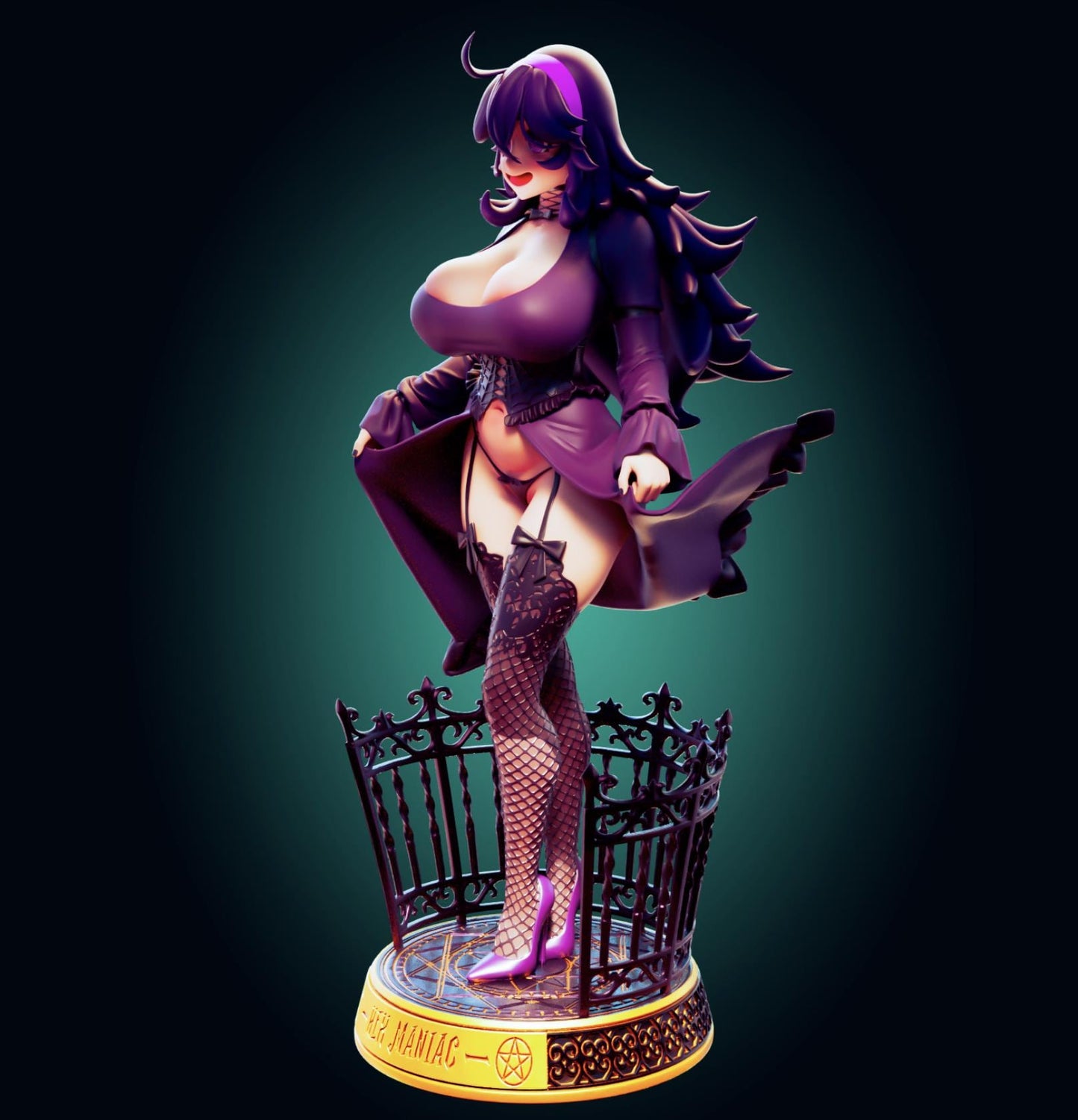 Witch Girl Model Kit | 3D Resin Printed Figurine | Officer Rhu