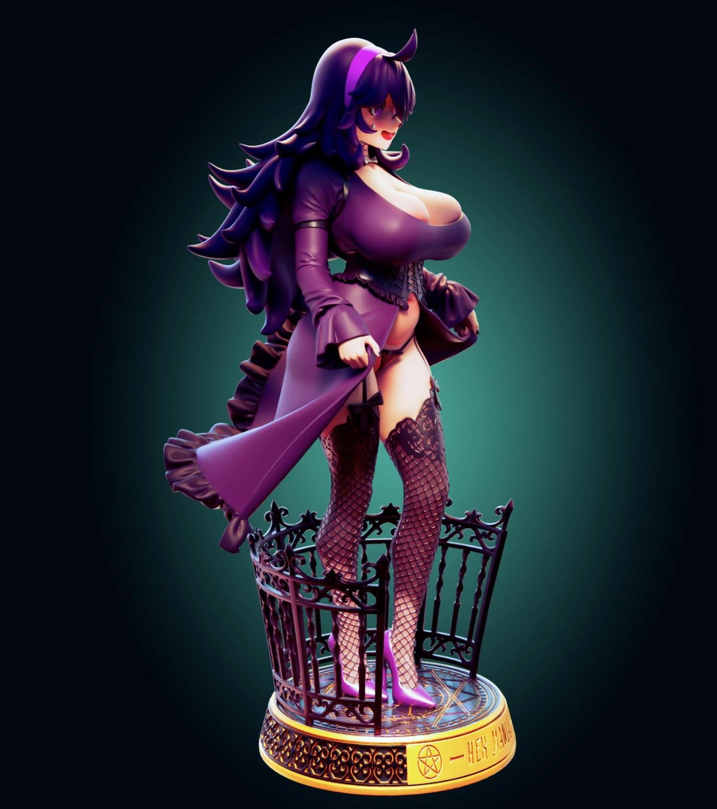 Witch Girl Model Kit | 3D Resin Printed Figurine | Officer Rhu