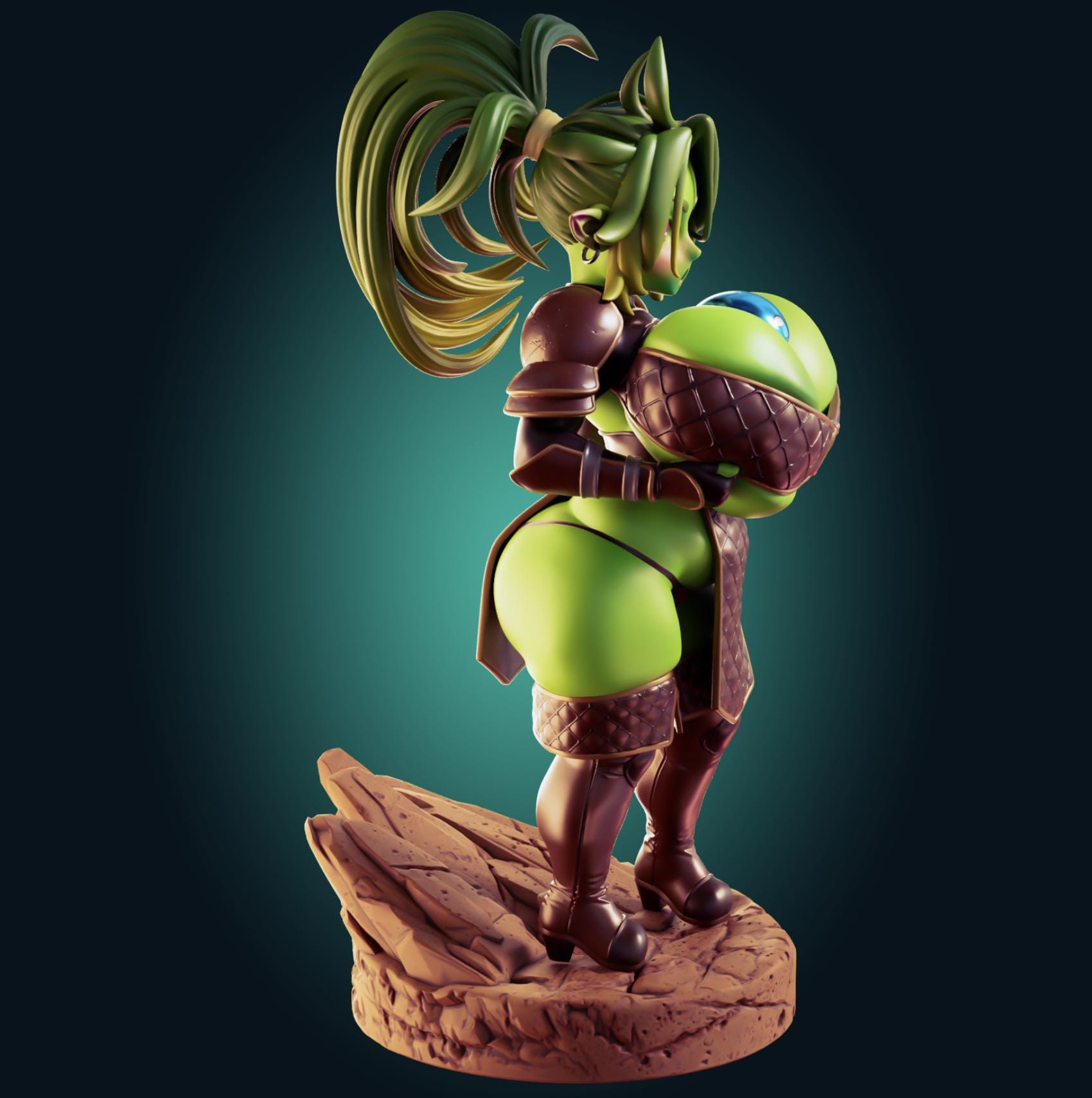 Goblin Girl Model Kit | 3D Resin Printed Figurine | Officer Rhu